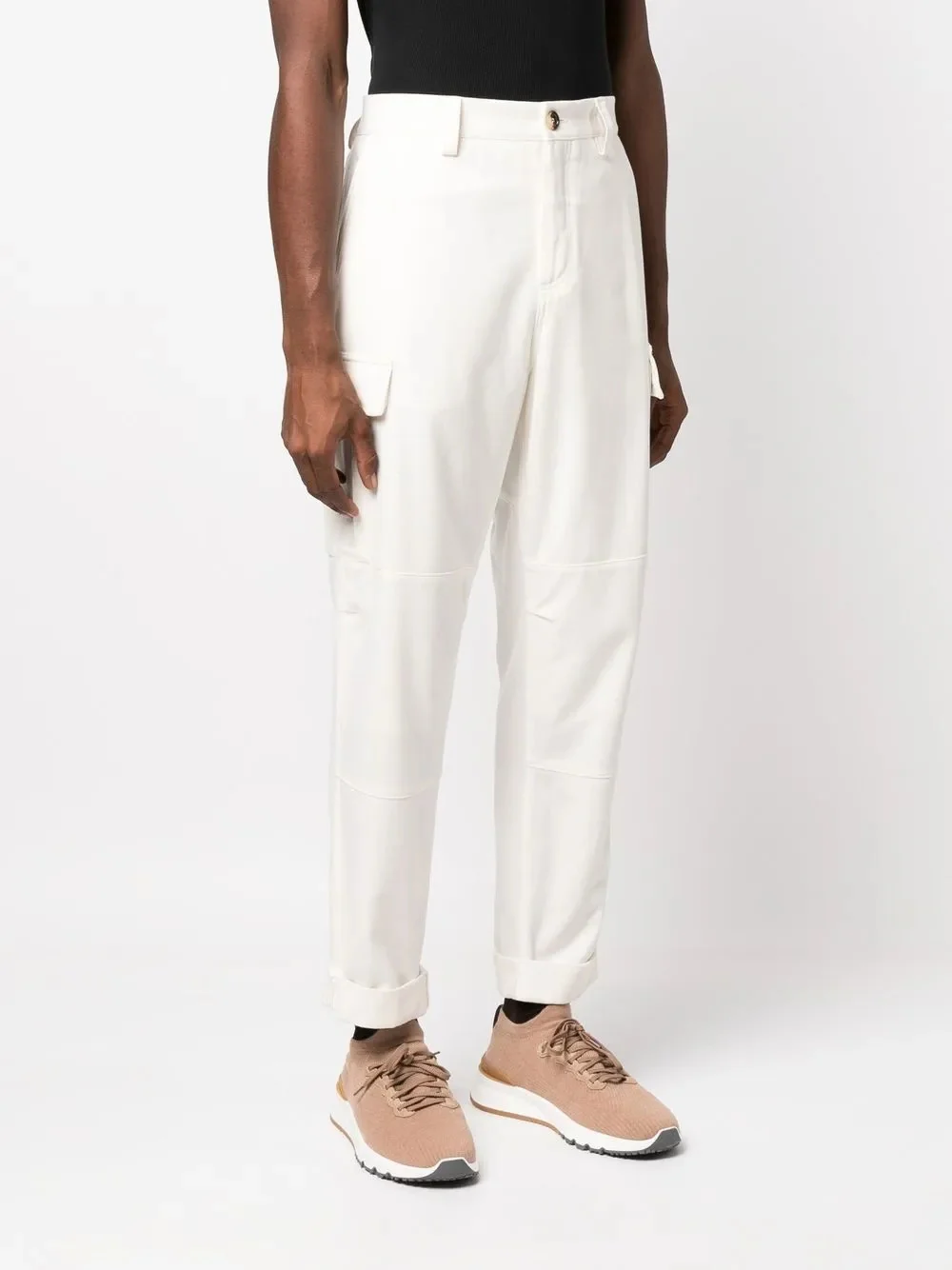 BRUNELLO CUCINELLI MEN'S PANTS MY403S2160_C001 NWT - Image 3