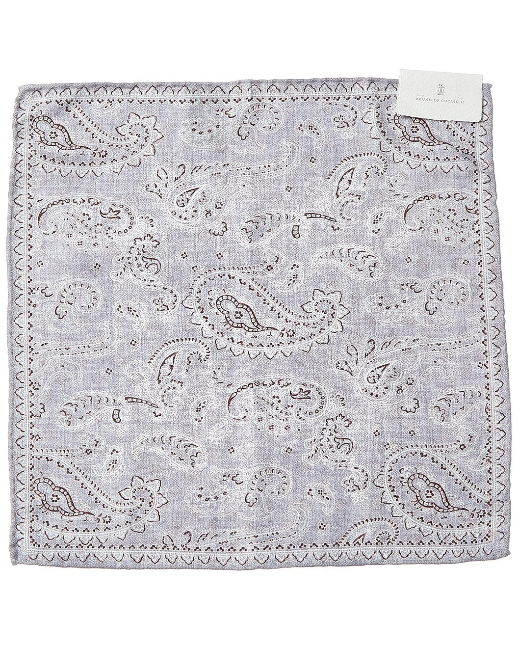 BRUNELLO CUCINELLI MEN'S POCKETSQUARE MR8770091_CKC27 NWT - Image 2