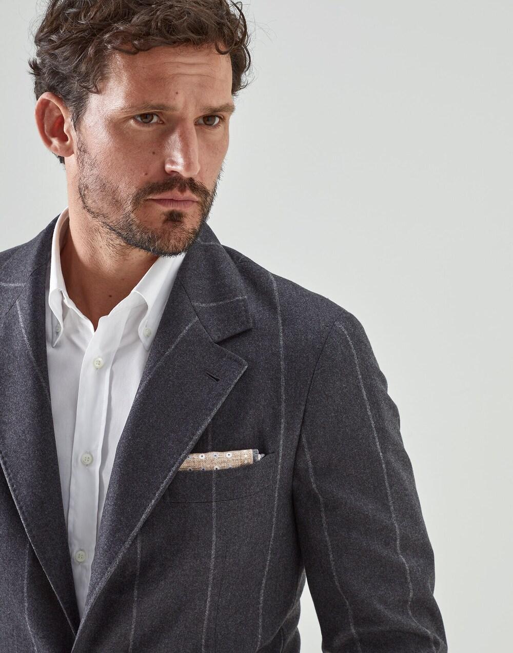 BRUNELLO CUCINELLI MEN'S POCKETSQUARE MV8670091_CLJ12 NWT - Image 3