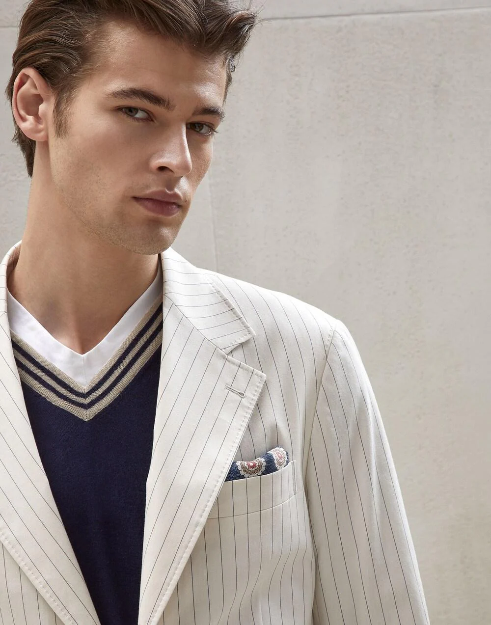 BRUNELLO CUCINELLI MEN'S POCKETSQUARE MW8790091_CQG68 NWT - Image 3