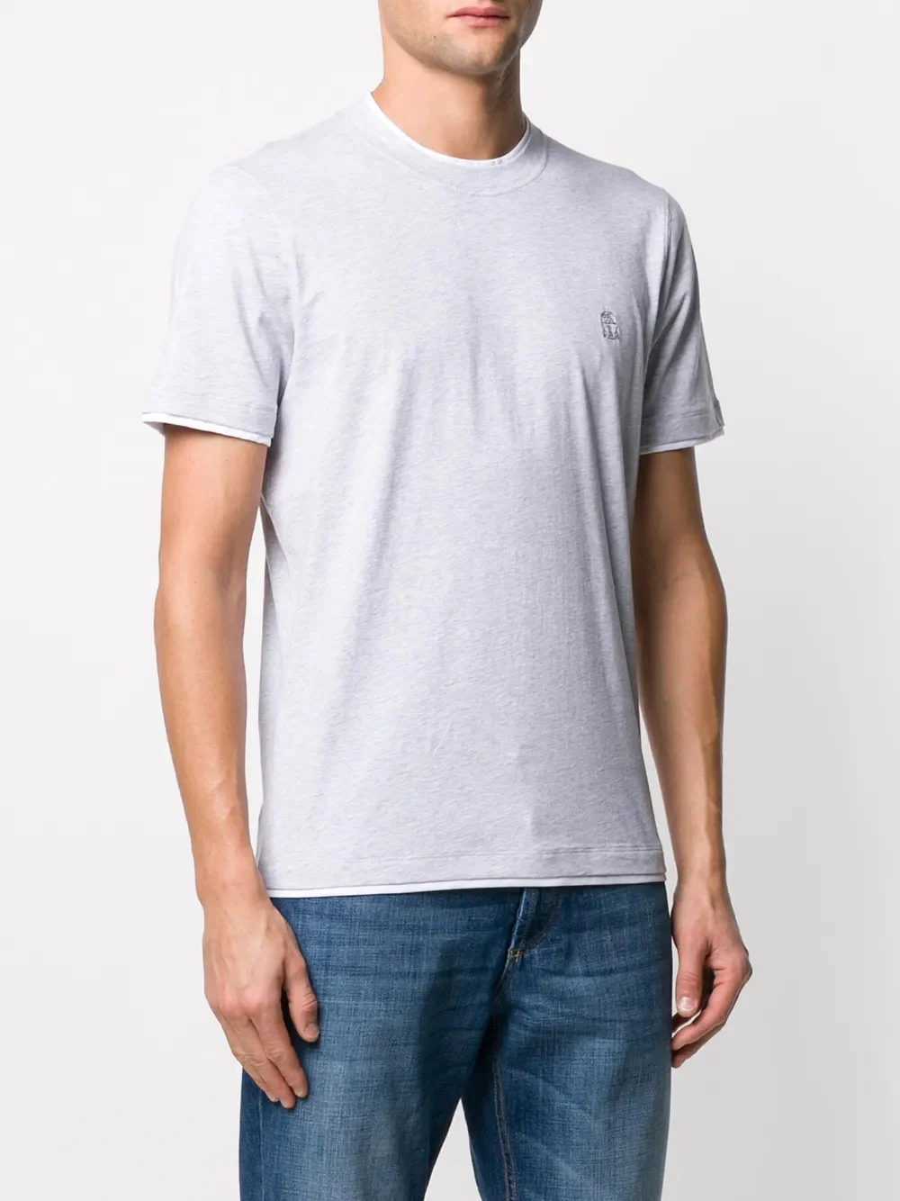 BRUNELLO CUCINELLI MEN'S SHIRT M0T617427G_CL517 NWT - Image 3