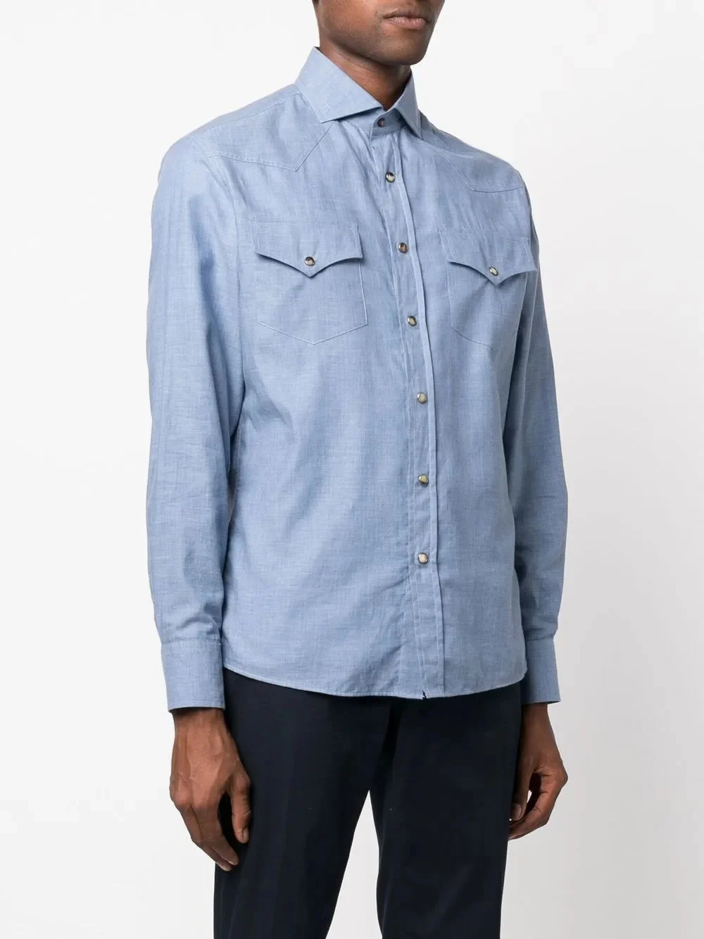 BRUNELLO CUCINELLI MEN'S SHIRT MG6714008_C015 NWT - Image 3