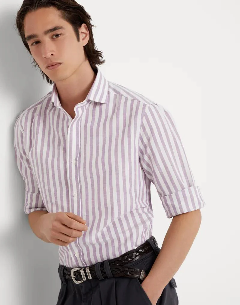 BRUNELLO CUCINELLI MEN'S SHIRT MM6350028_C112 NWT - Image 5