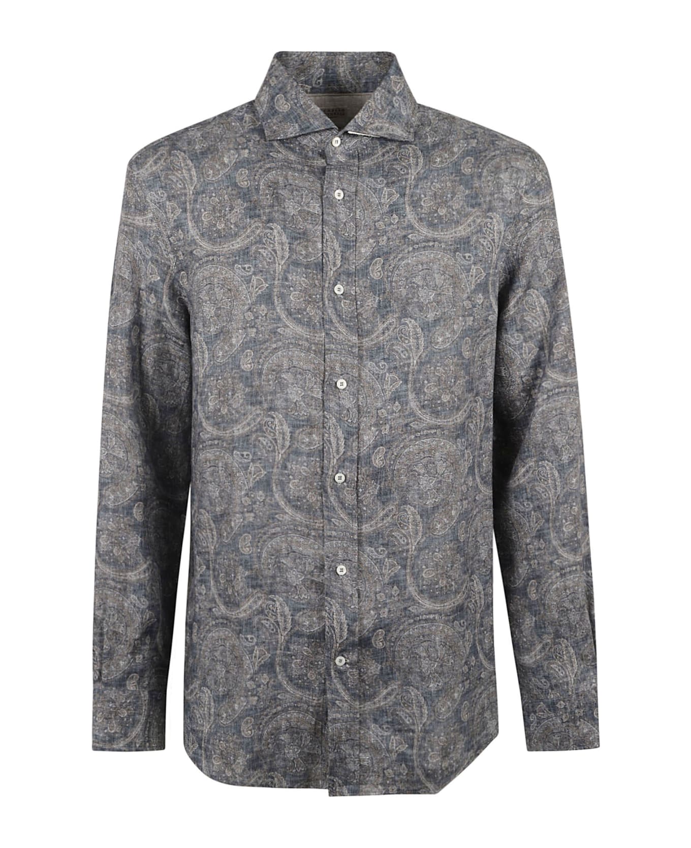 BRUNELLO CUCINELLI MEN'S SHIRT MM6560627_C001 NWT