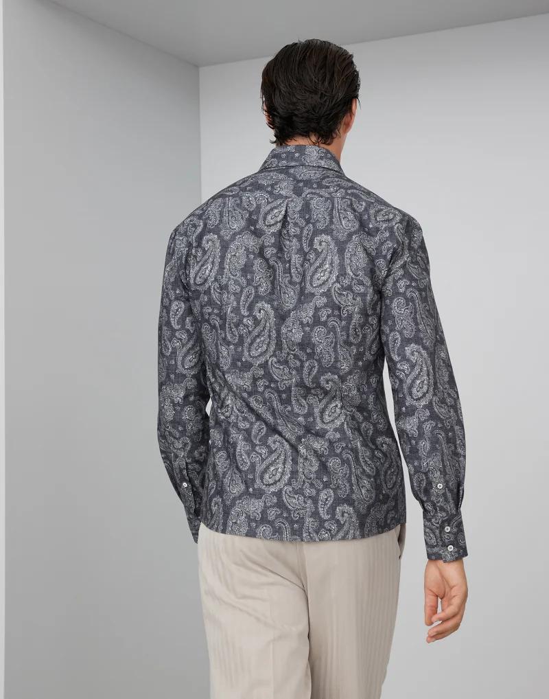 BRUNELLO CUCINELLI MEN'S SHIRT MM6591718_C001 NWT - Image 4