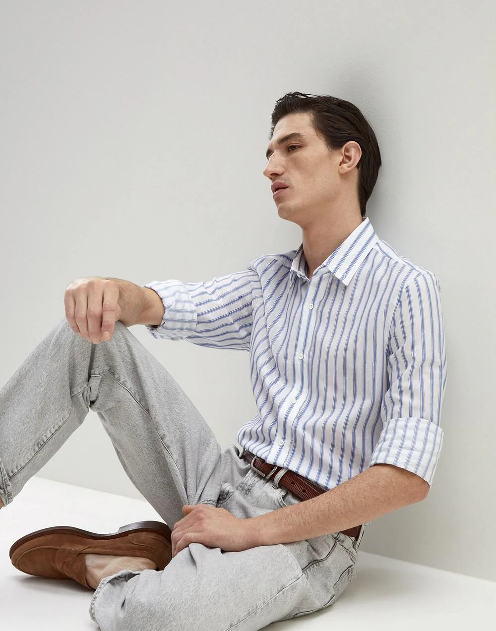 BRUNELLO CUCINELLI MEN'S SHIRT MW6713008_C015 NWT - Image 5