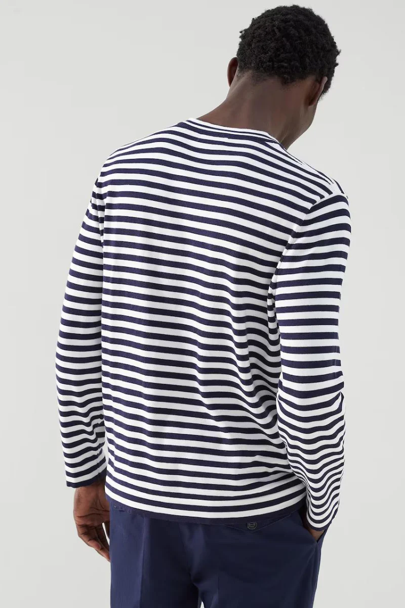 Brunello Cucinelli Men's Striped Cotton T-Shirt (M29202000P) - Image 2