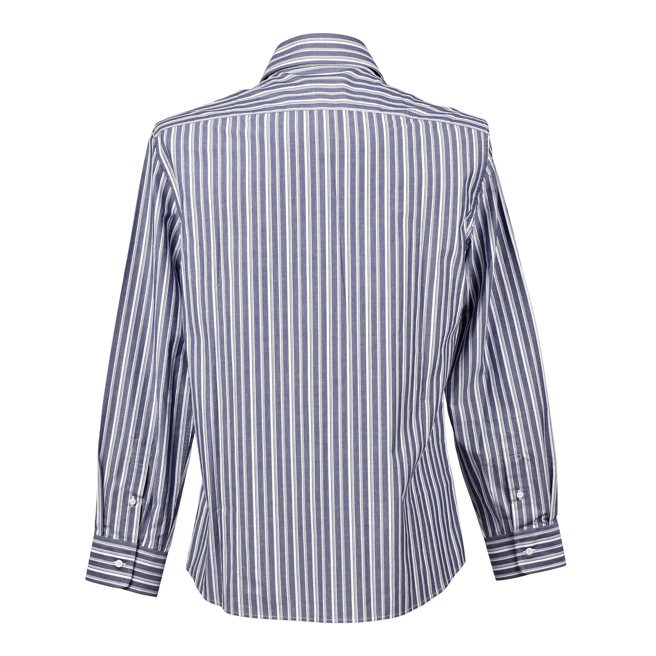 BRUNELLO CUCINELLI MEN'S STRIPED TAILORED SHIRT - Image 4