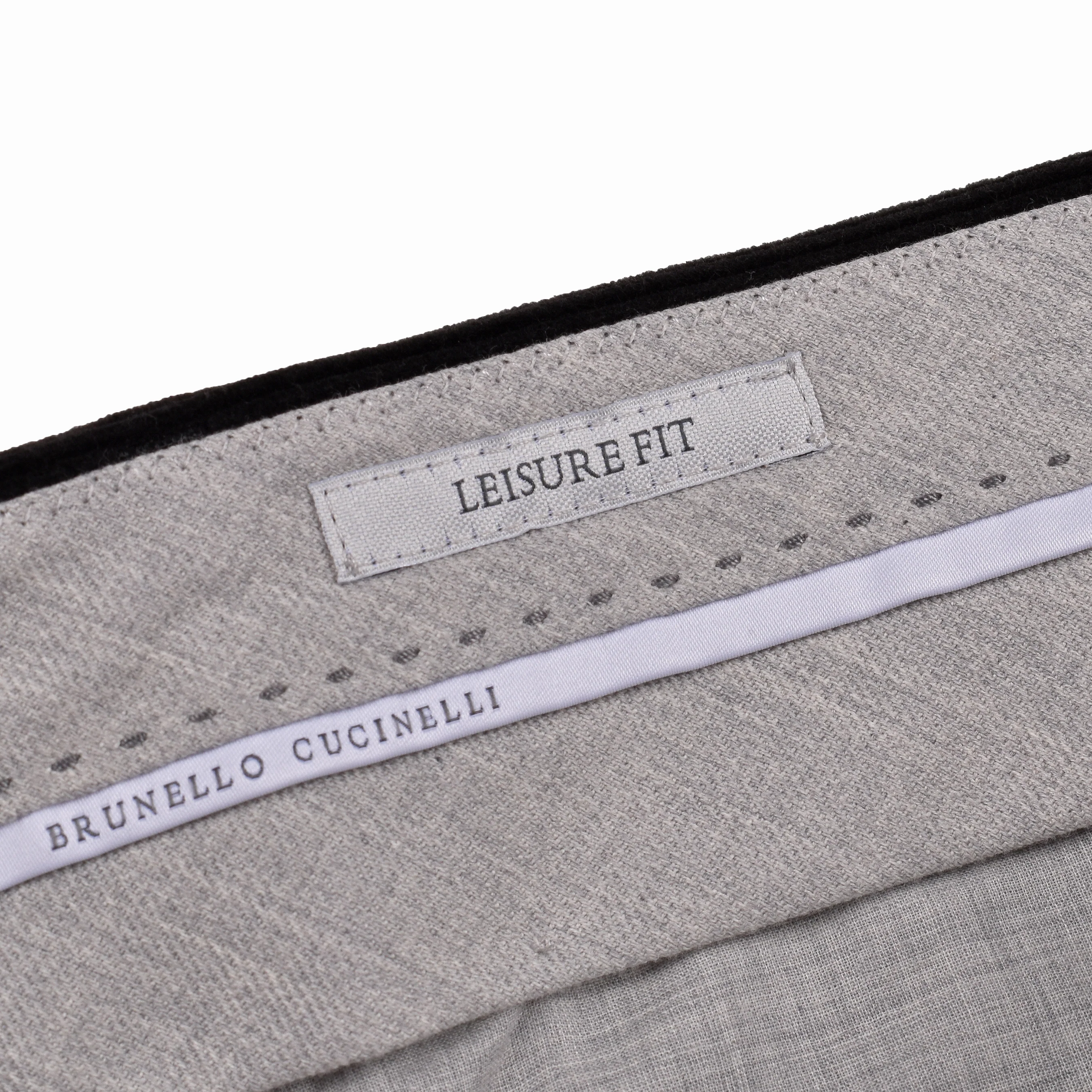 BRUNELLO CUCINELLI MEN'S JET BLACK CORDUROY DOUBLE-BREASTED SUIT - Image 6