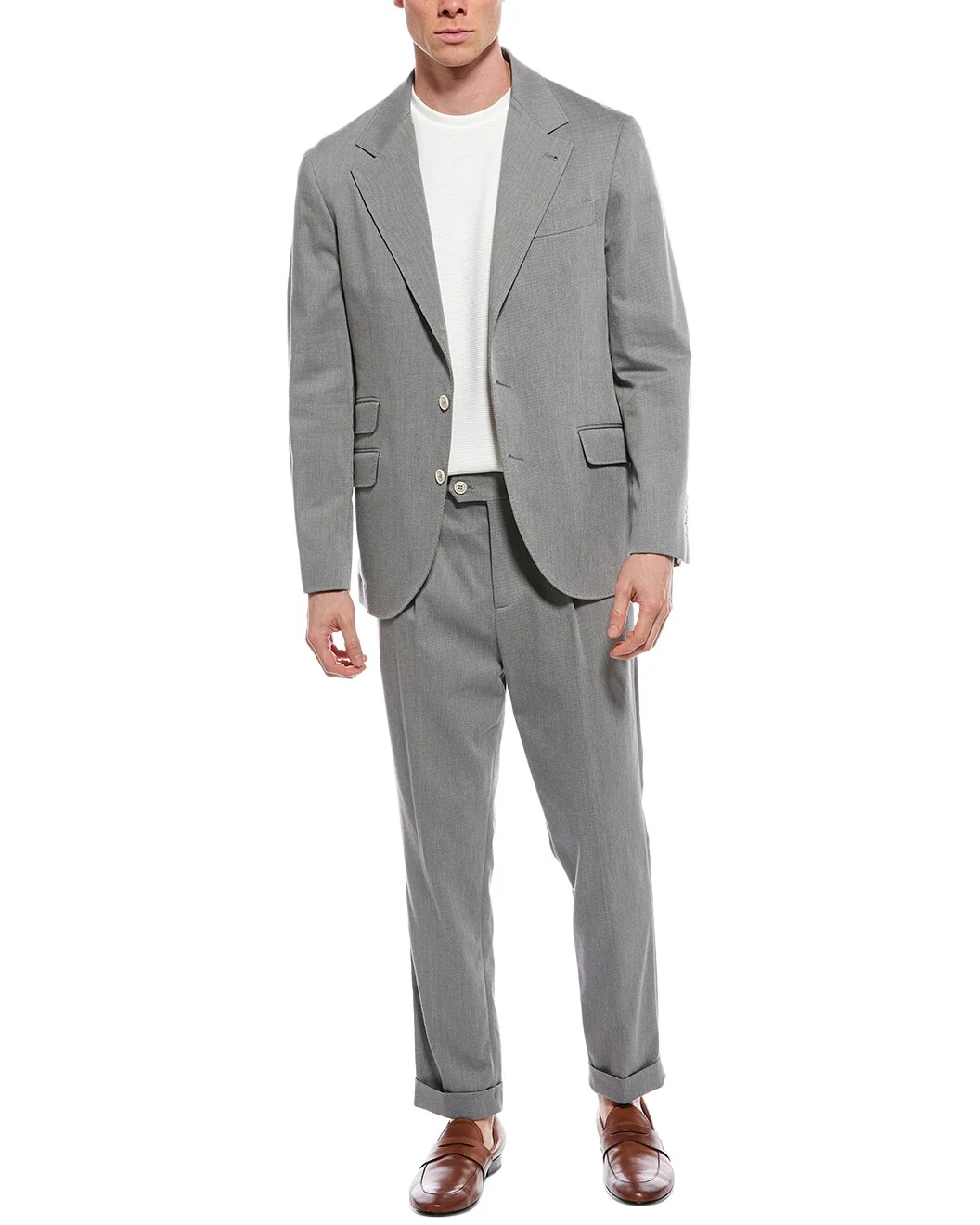 BRUNELLO CUCINELLI MEN'S SUIT MQ470LDWH_C005 NWT