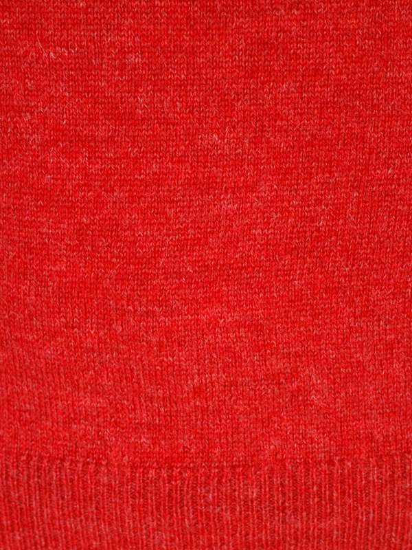 BRUNELLO CUCINELLI MEN'S TOMATO CASHMERE CREWNECK SWEATER - Image 3