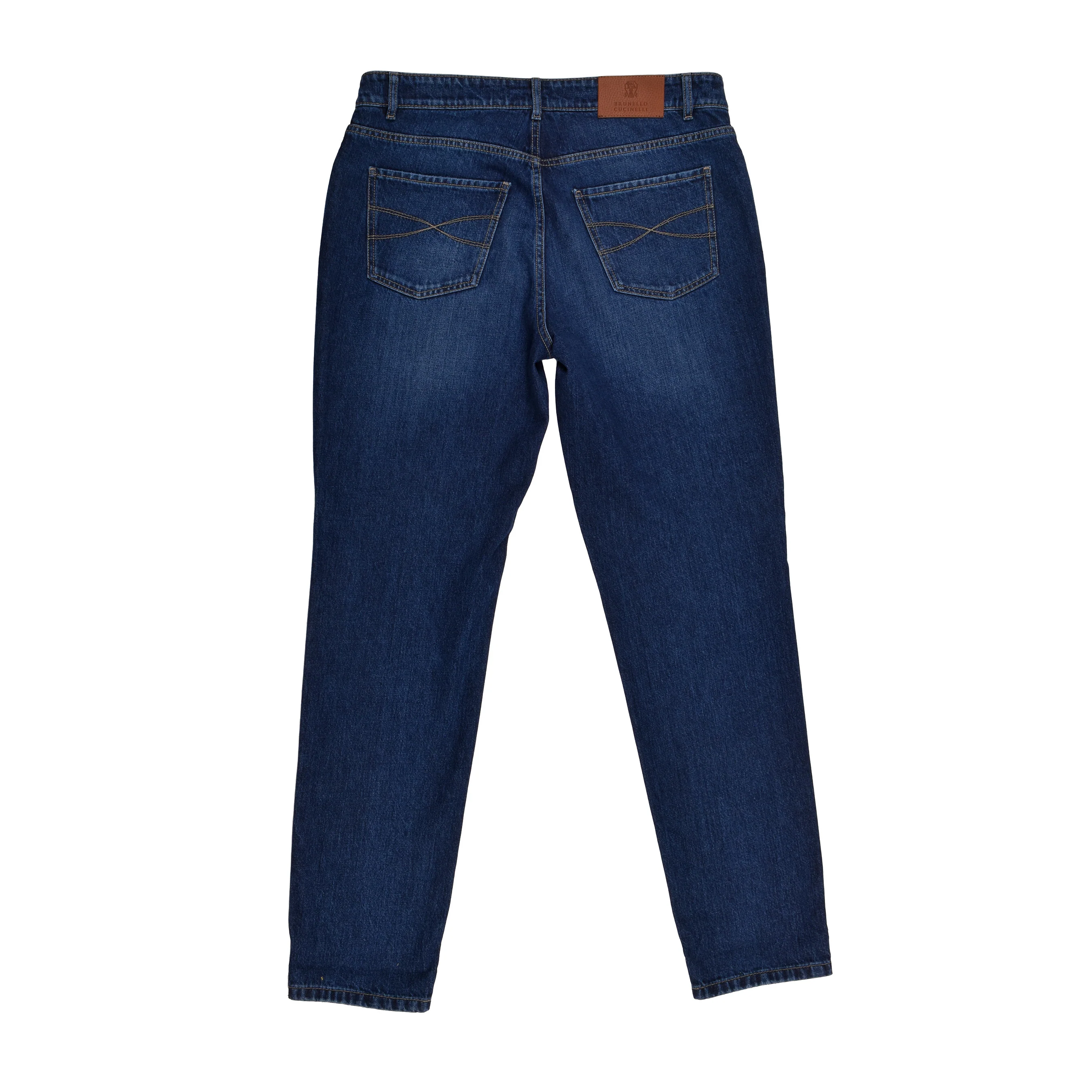BRUNELLO CUCINELLI MEN'S TRADITIONAL FIT FIVE POCKET DENIM STYLE JEAN PANTS NEW - Image 2