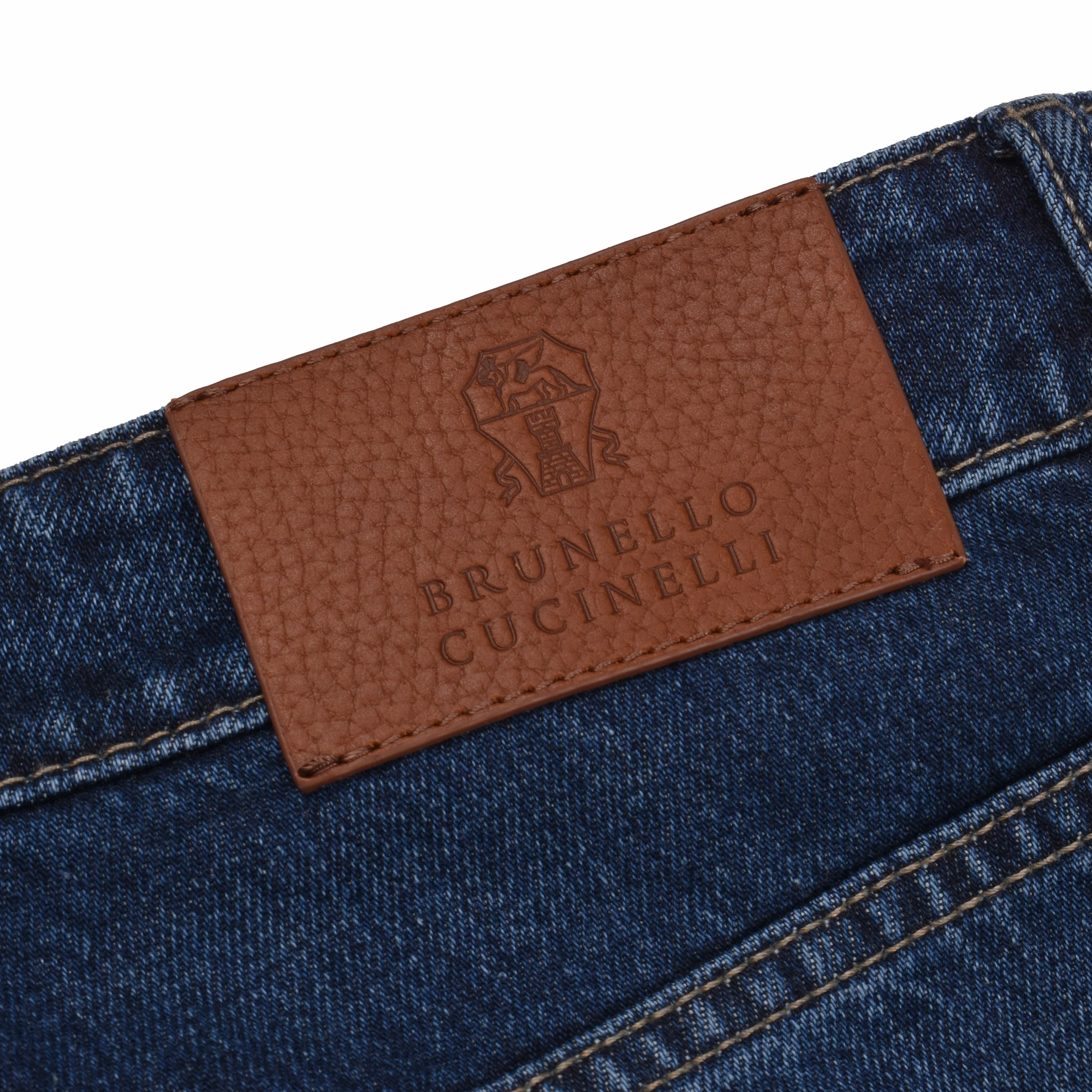 BRUNELLO CUCINELLI MEN'S TRADITIONAL FIT FIVE POCKET DENIM STYLE JEAN PANTS NEW - Image 6