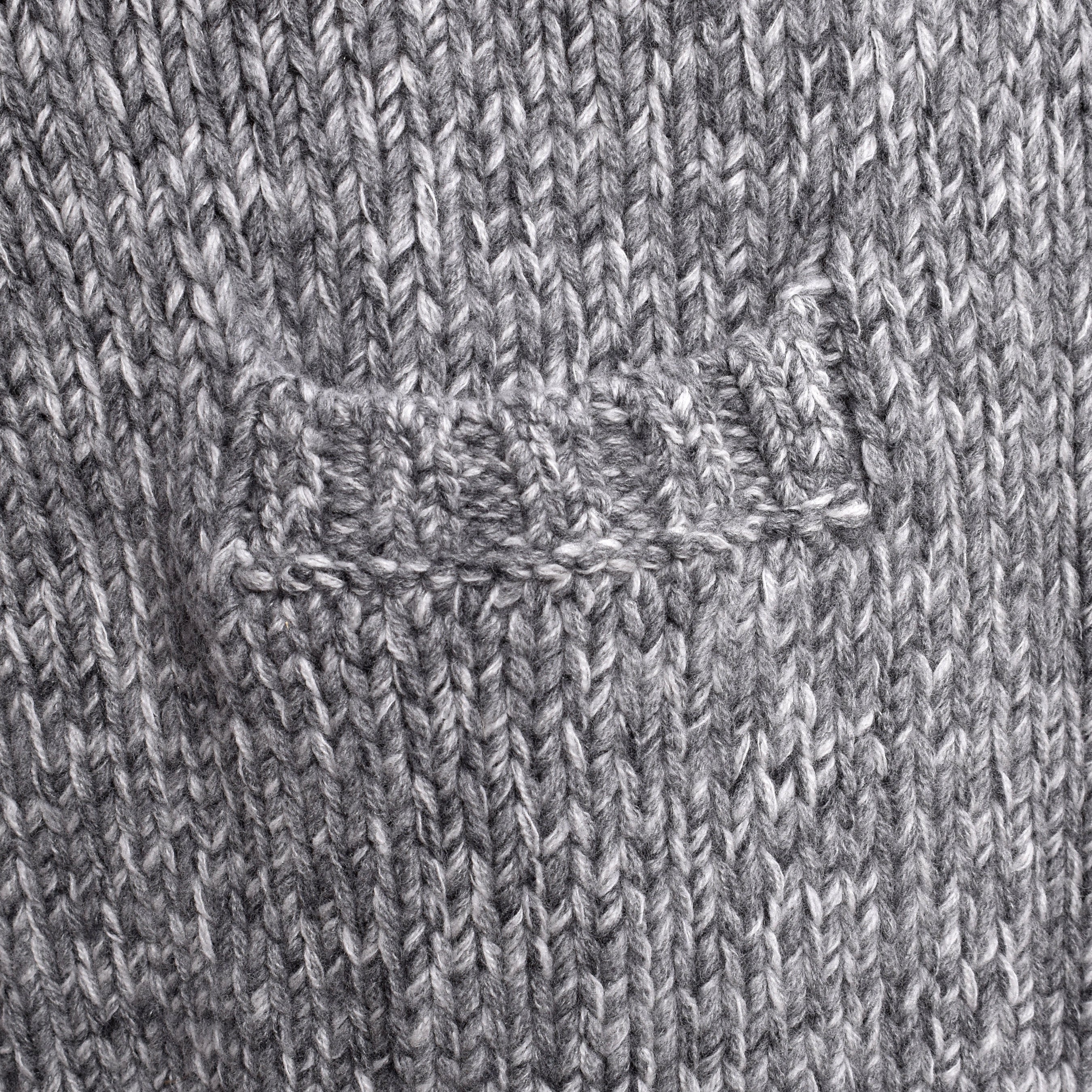 BRUNELLO CUCINELLI MEN'S GRAY CASHMERE BLEND KNIT CARDIGAN - Image 5