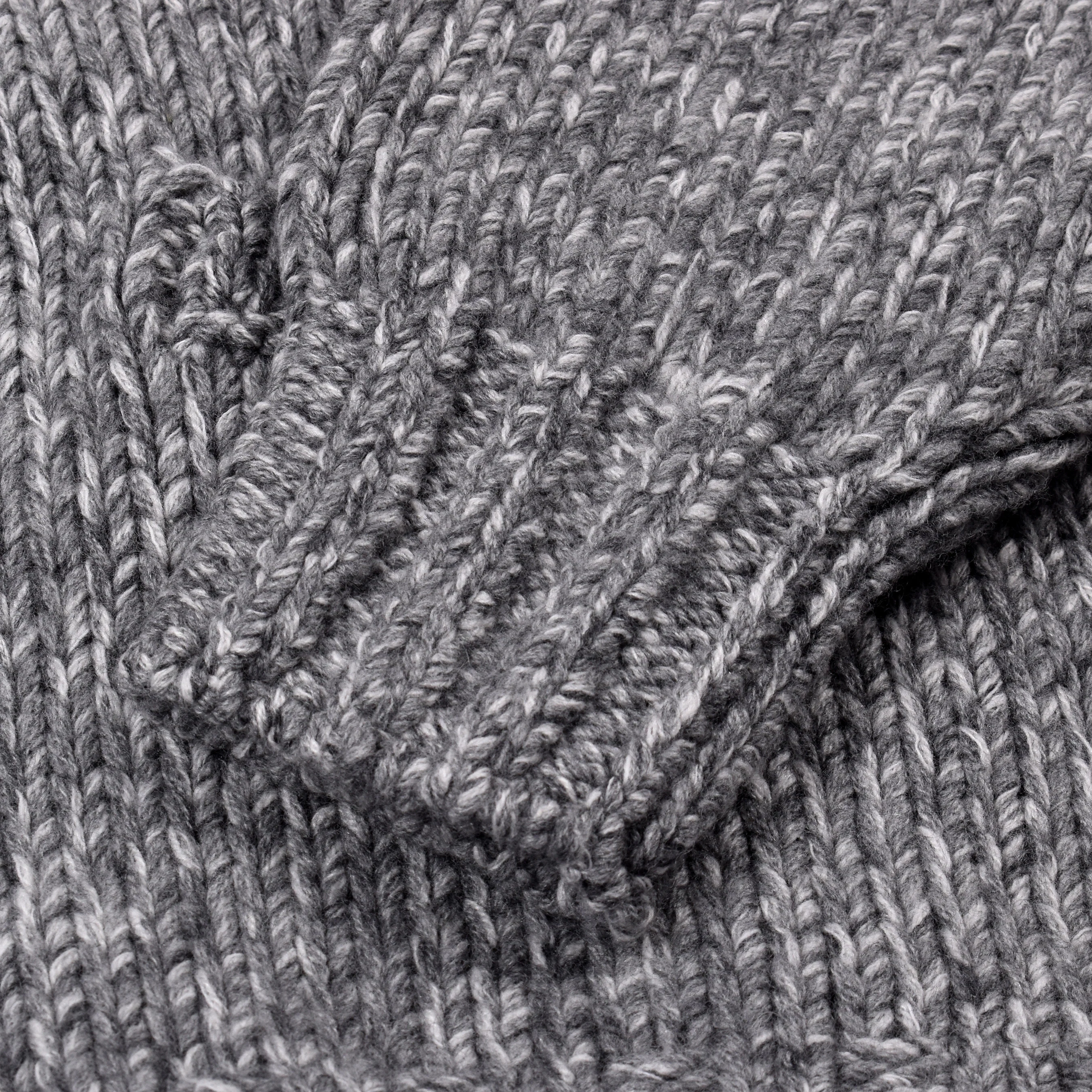 BRUNELLO CUCINELLI MEN'S GRAY CASHMERE BLEND KNIT CARDIGAN - Image 7