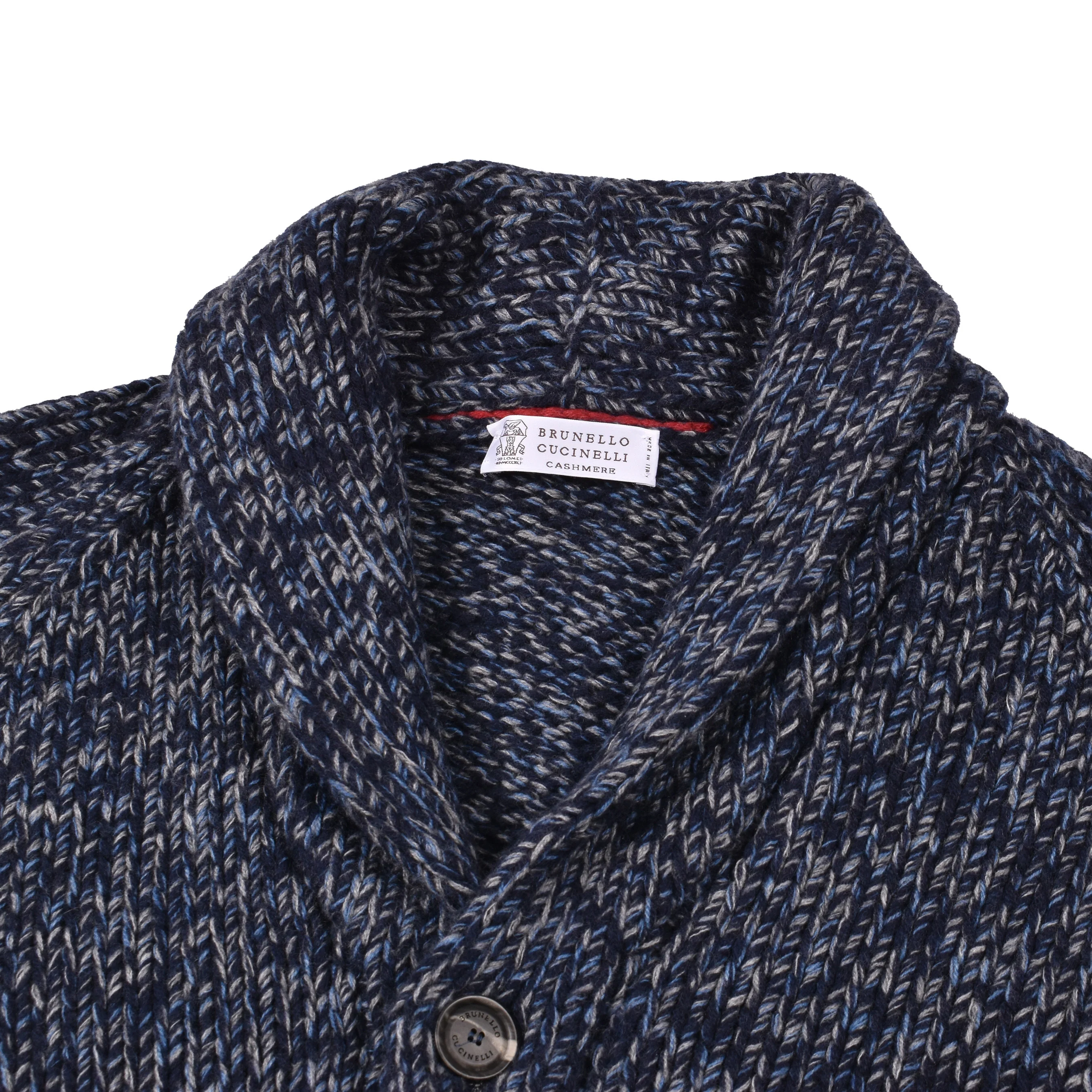 BRUNELLO CUCINELLI MEN'S TWO TONE CASHMERE BLEND KNIT CARDIGAN/SWEATER NEW - Image 4