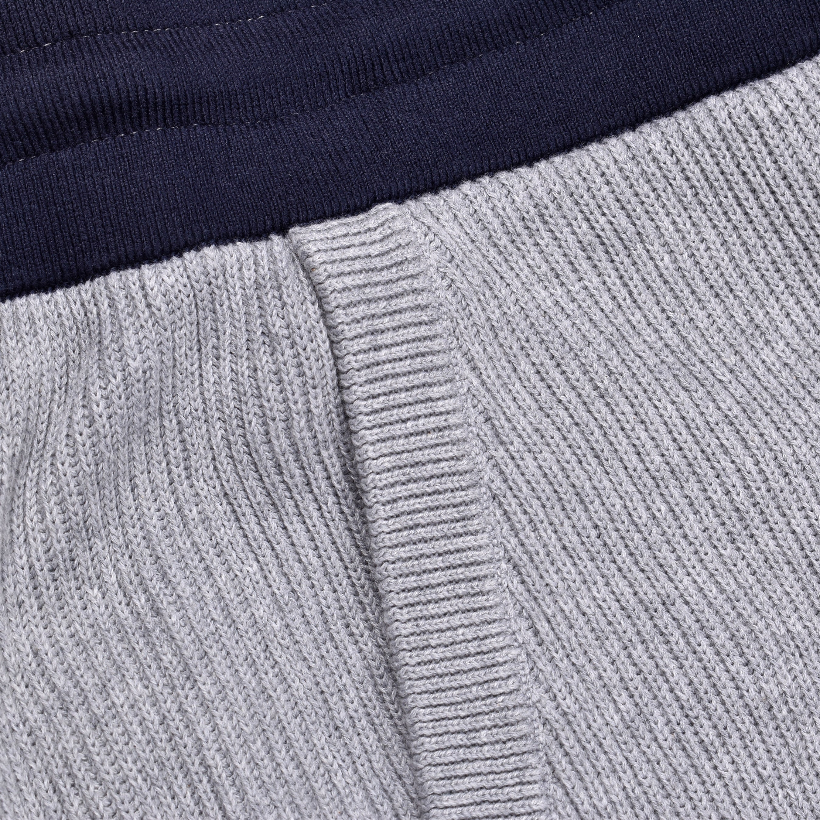 BRUNELLO CUCINELLI MEN'S TWO TONE ENGLISH RIB CASUAL FASHION GYM PANTS - Image 3