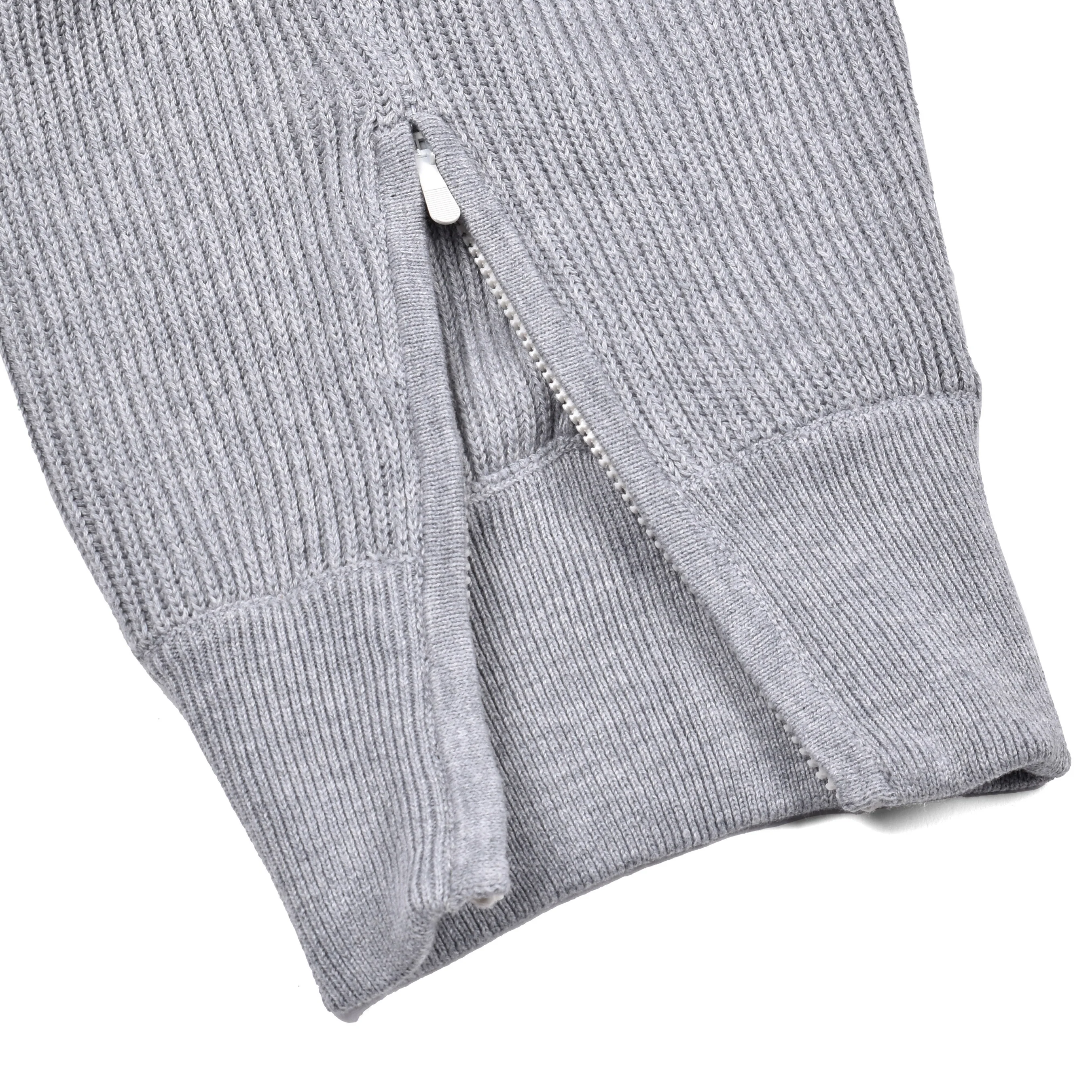 BRUNELLO CUCINELLI MEN'S TWO TONE ENGLISH RIB CASUAL FASHION GYM PANTS - Image 4