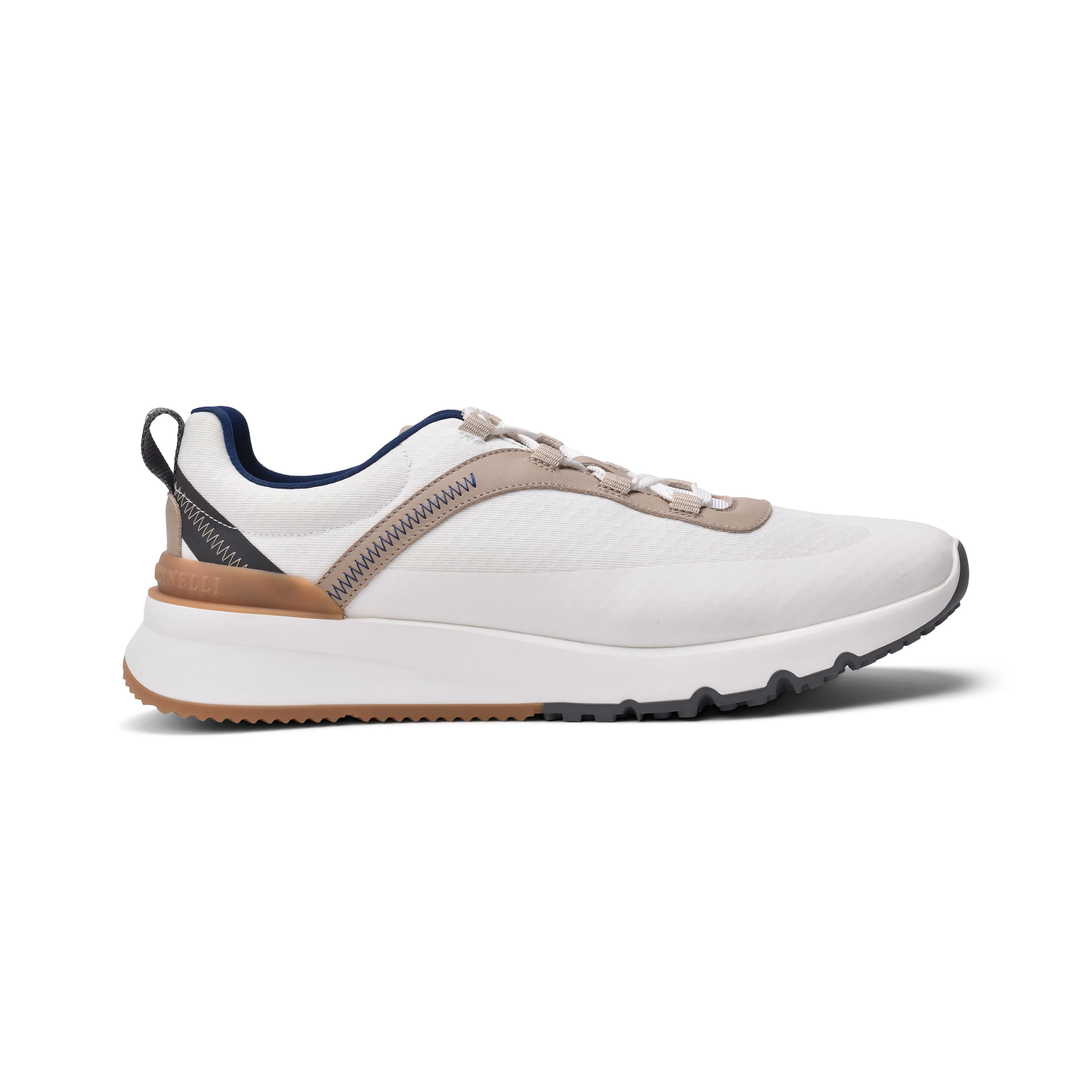 BRUNELLO CUCINELLI MEN'S TWO TONE FASHION RUNNING SNEAKERS - Image 2