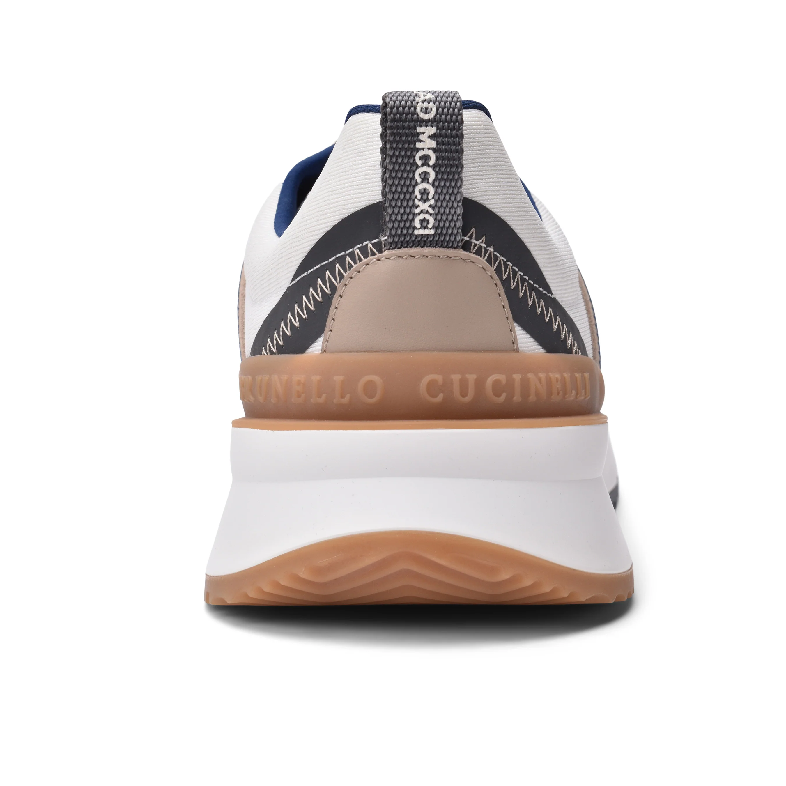 BRUNELLO CUCINELLI MEN'S TWO TONE FASHION RUNNING SNEAKERS - Image 6