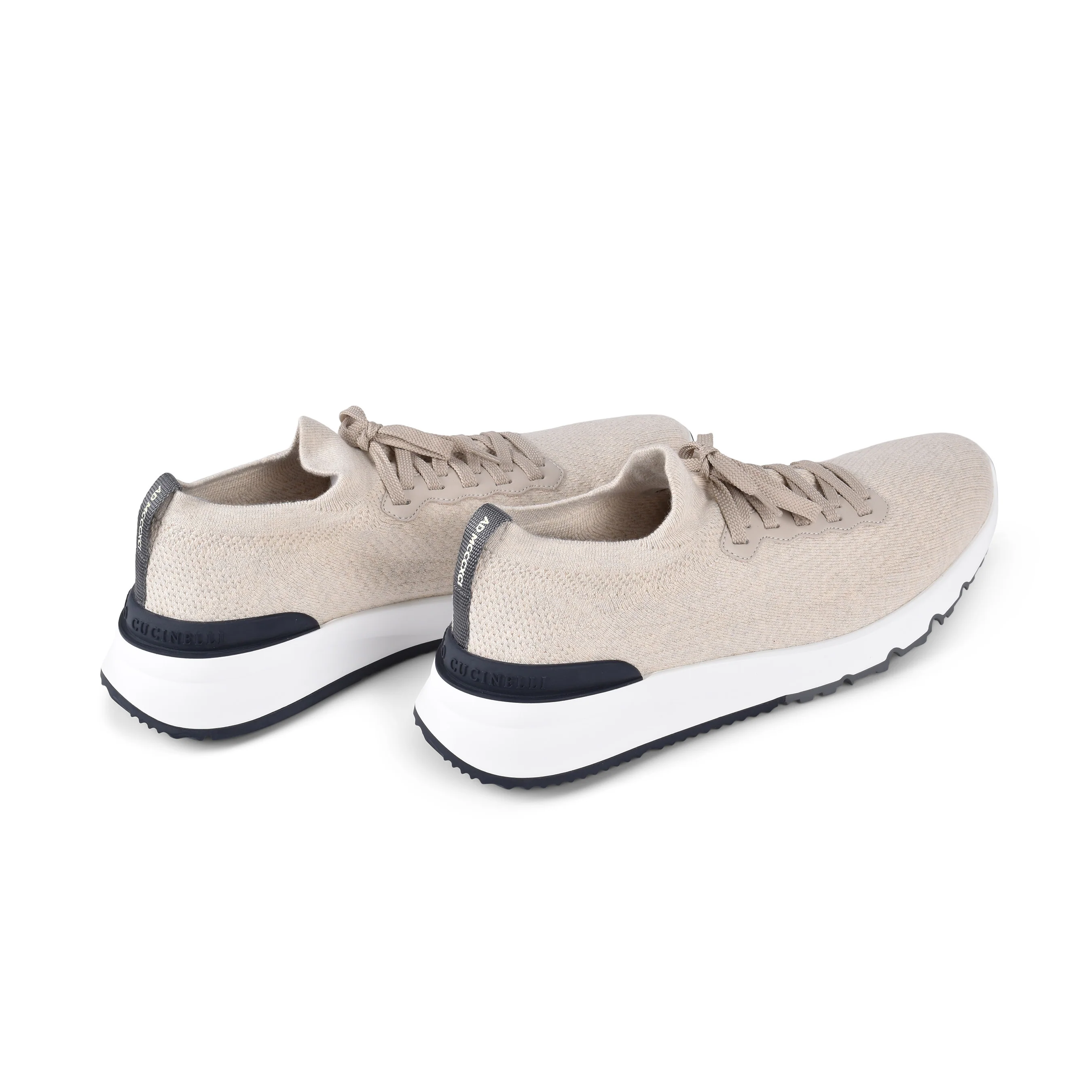 BRUNELLO CUCINELLI MEN'S TWO TONE KNIT RUNNER FASHION SNEAKER NEW - Image 3