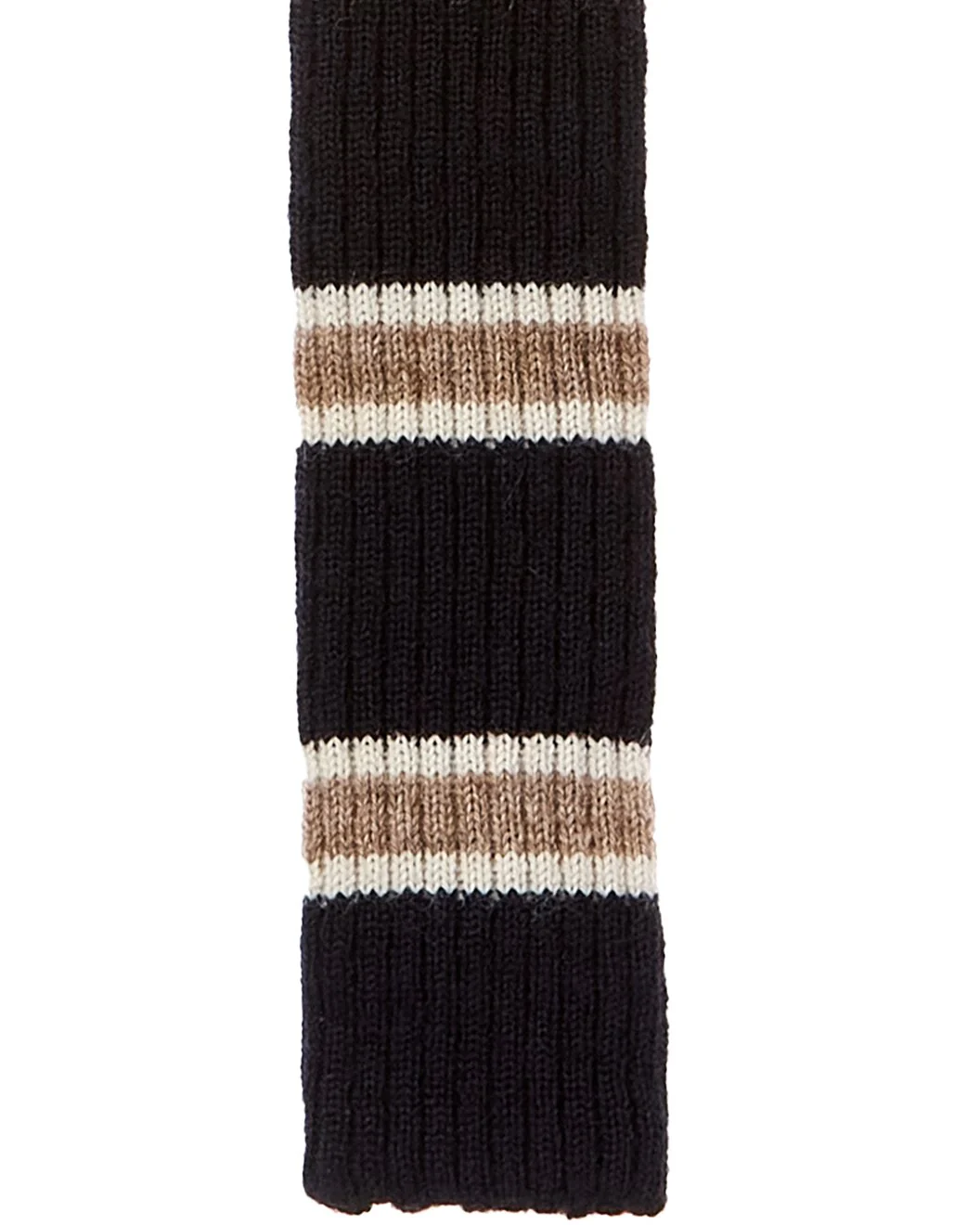 BRUNELLO CUCINELLI MEN'S TWO TONE SKINNY KNIT TIE NEW - Image 2