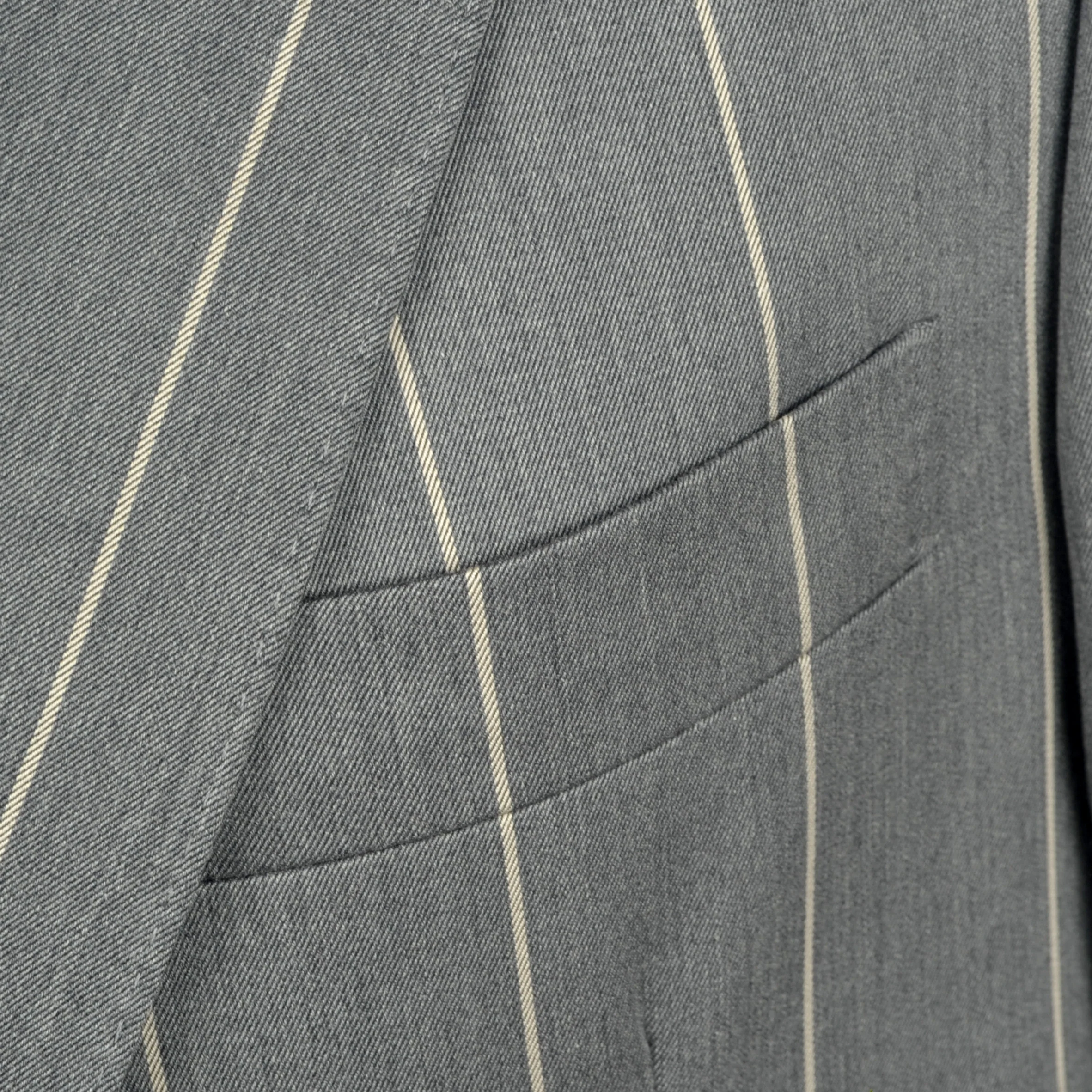 BRUNELLO CUCINELLI MEN'S WOOL BLEND 3 BUTTON CASUAL BLAZER - Image 3