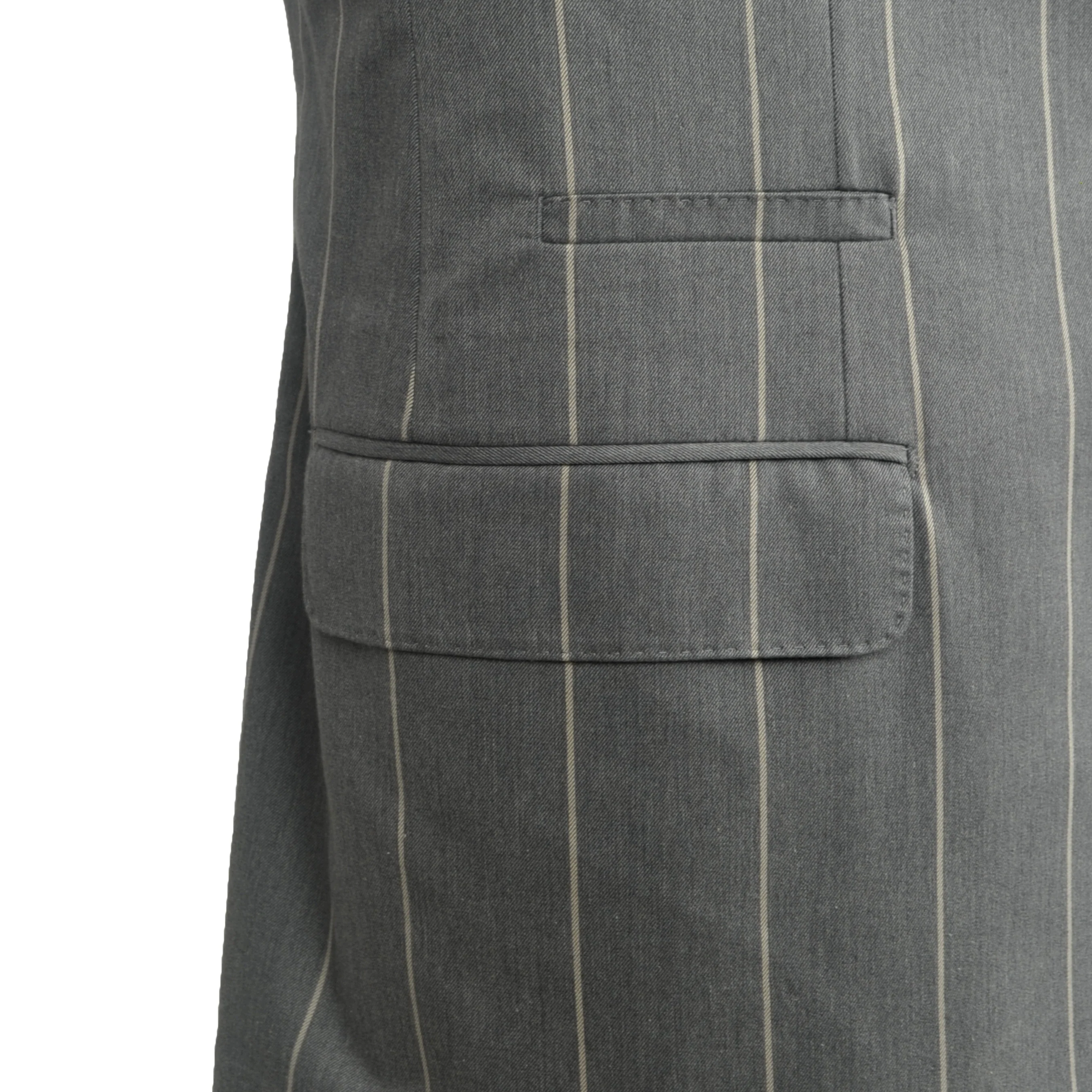 BRUNELLO CUCINELLI MEN'S WOOL BLEND 3 BUTTON CASUAL BLAZER - Image 5