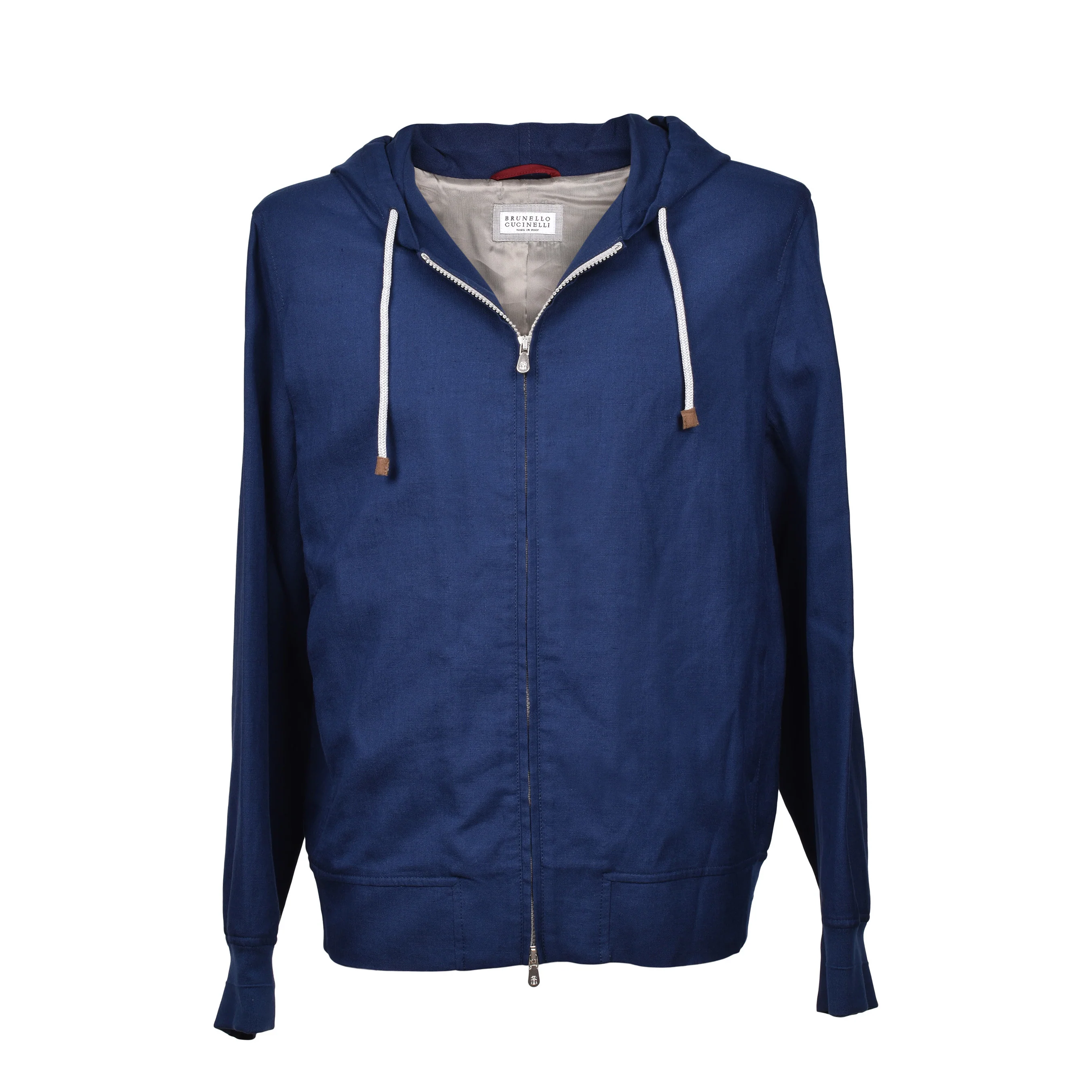 BRUNELLO CUCINELLI MEN'S WOOL BLEND ATHLETHIC STYLE HOODIE SWEATER/JACKET NEW