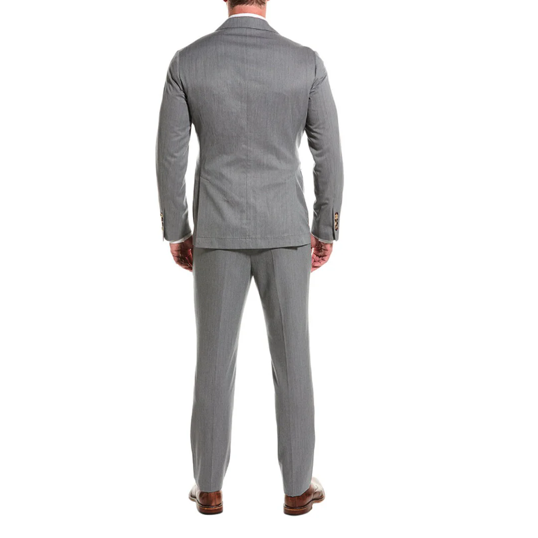 BRUNELLO CUCINELLI MEN'S WOOL BLEND CASUAL TWO PIECE SUIT - Image 2
