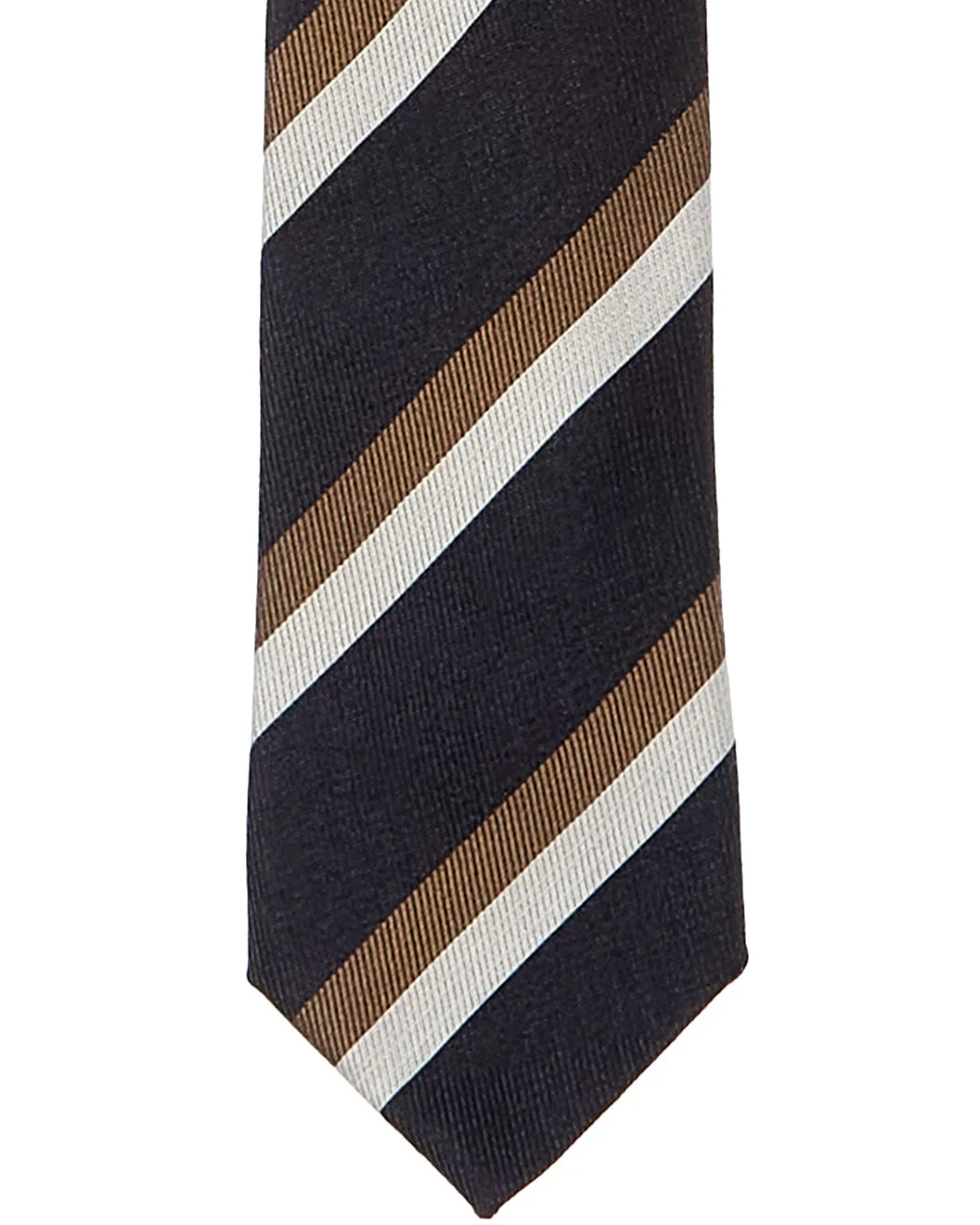 BRUNELLO CUCINELLI MEN'S WOOL BLEND STRIPED TIE NEW - Image 2