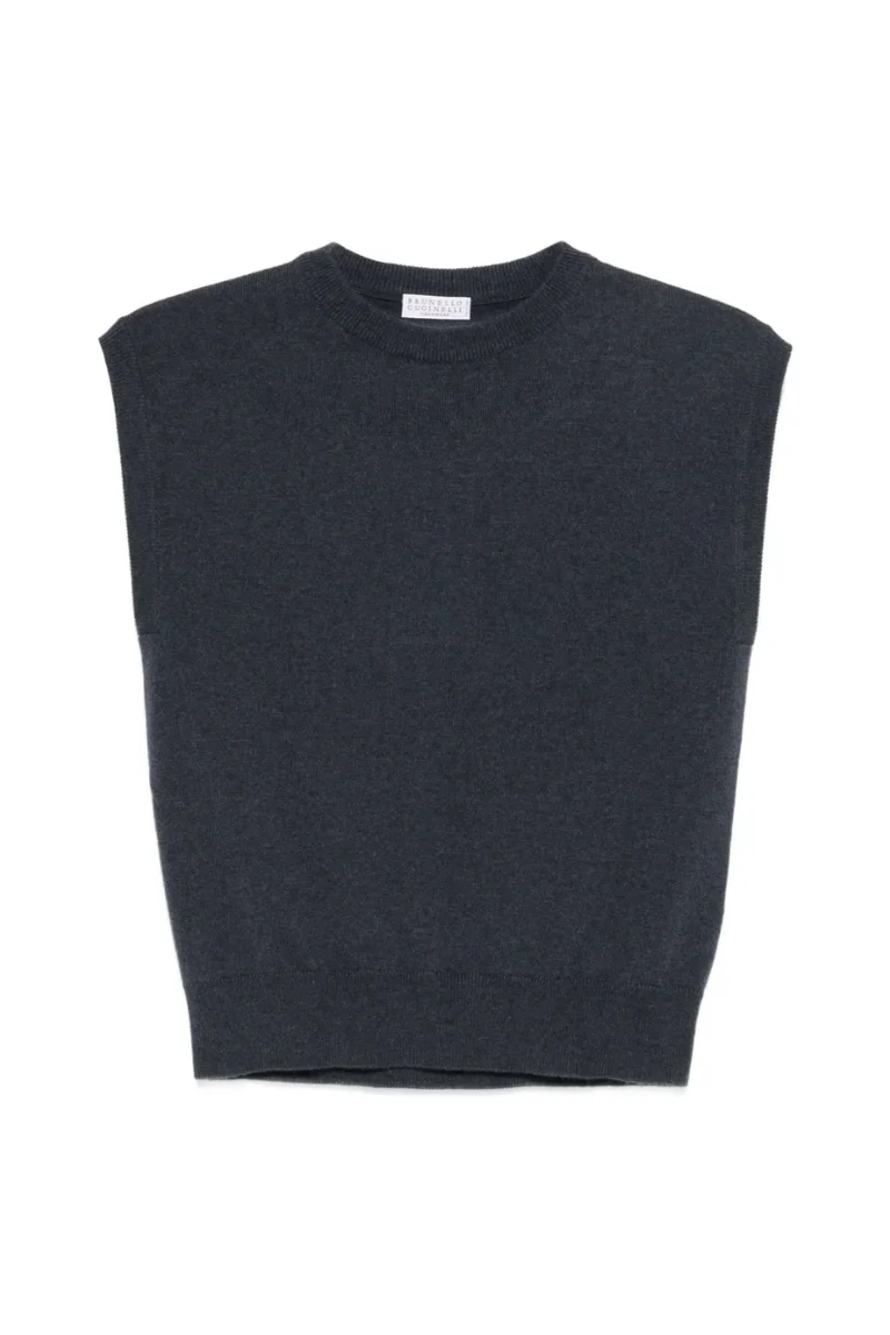 Brunello Cucinelli Pure Cashmere Vest M12189100P