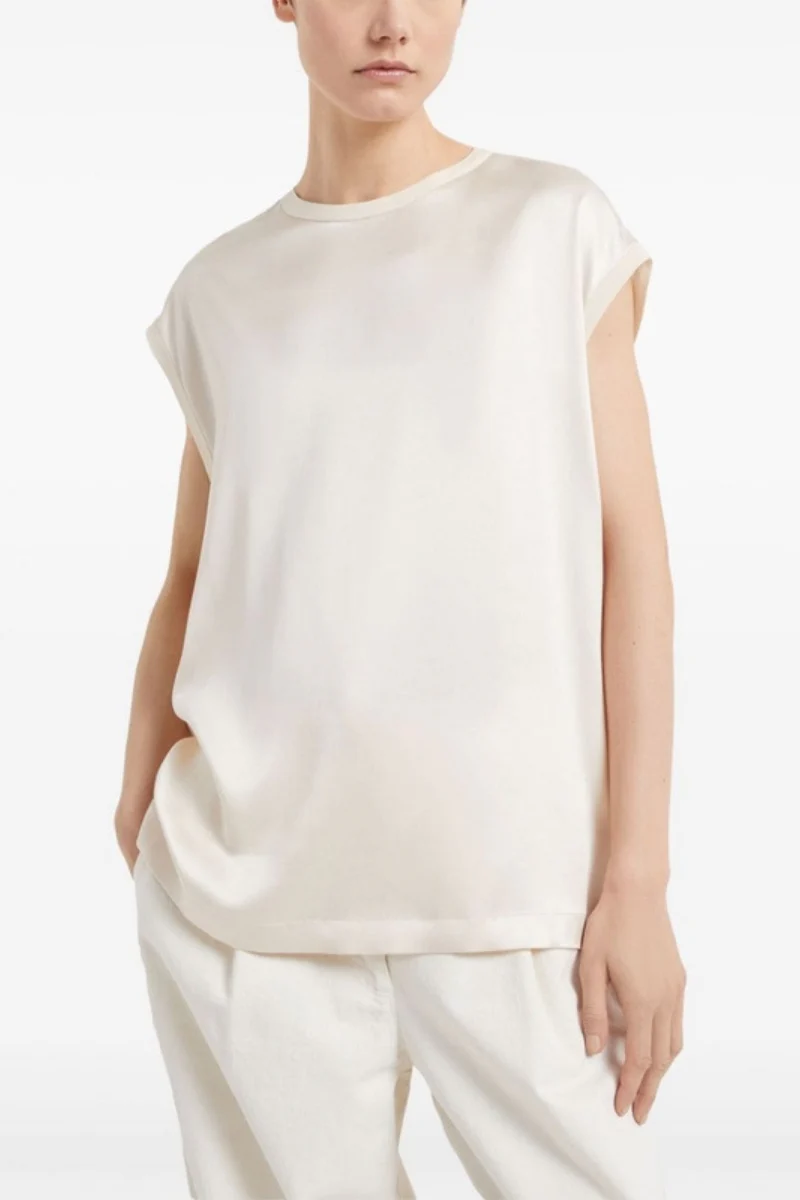 Brunello Cucinelli Silk-Blend Vest M0C59EH500 - Image 2