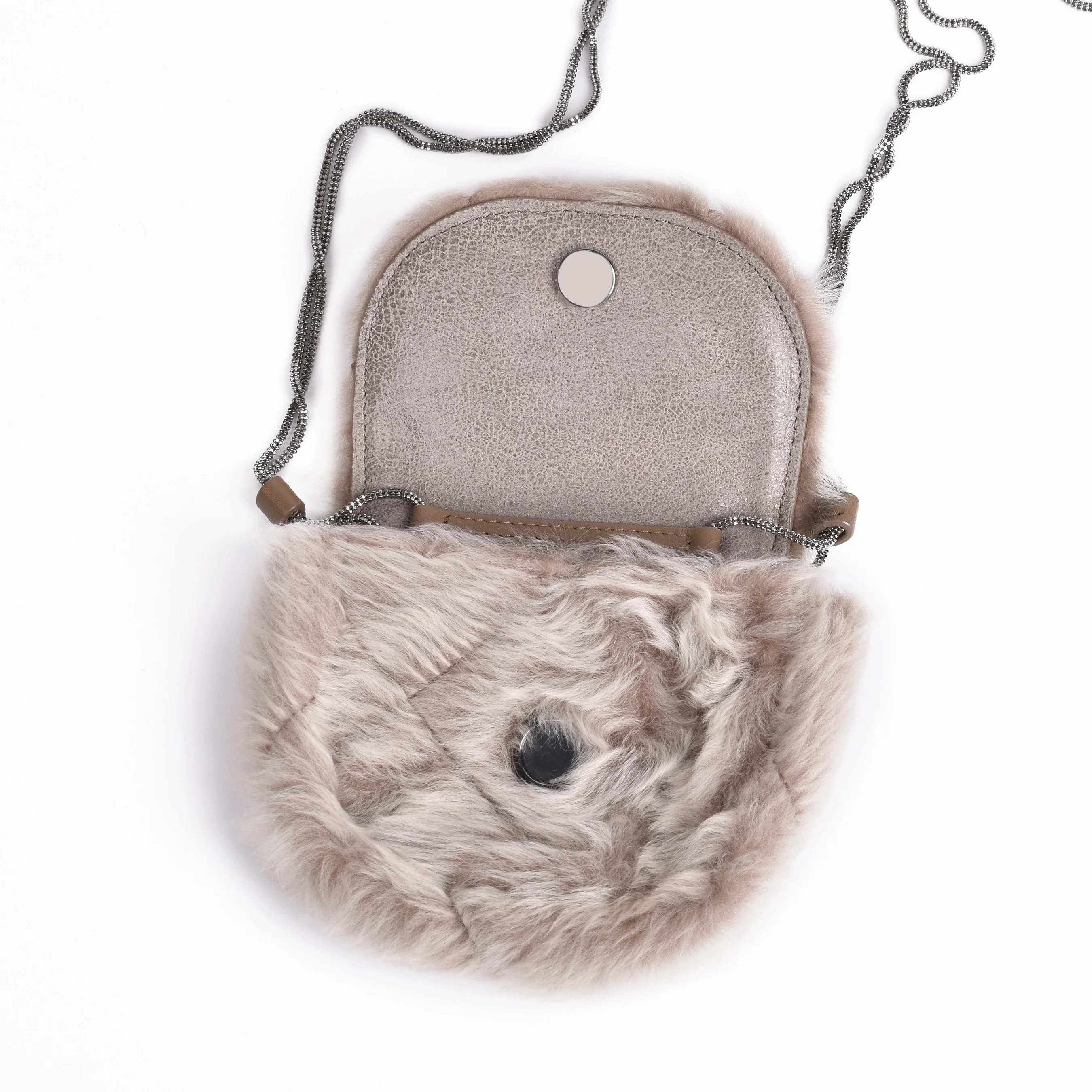 BRUNELLO CUCINELLI WOMEN'S 100% FUR SHOULDER BAG/PURSE - Image 5