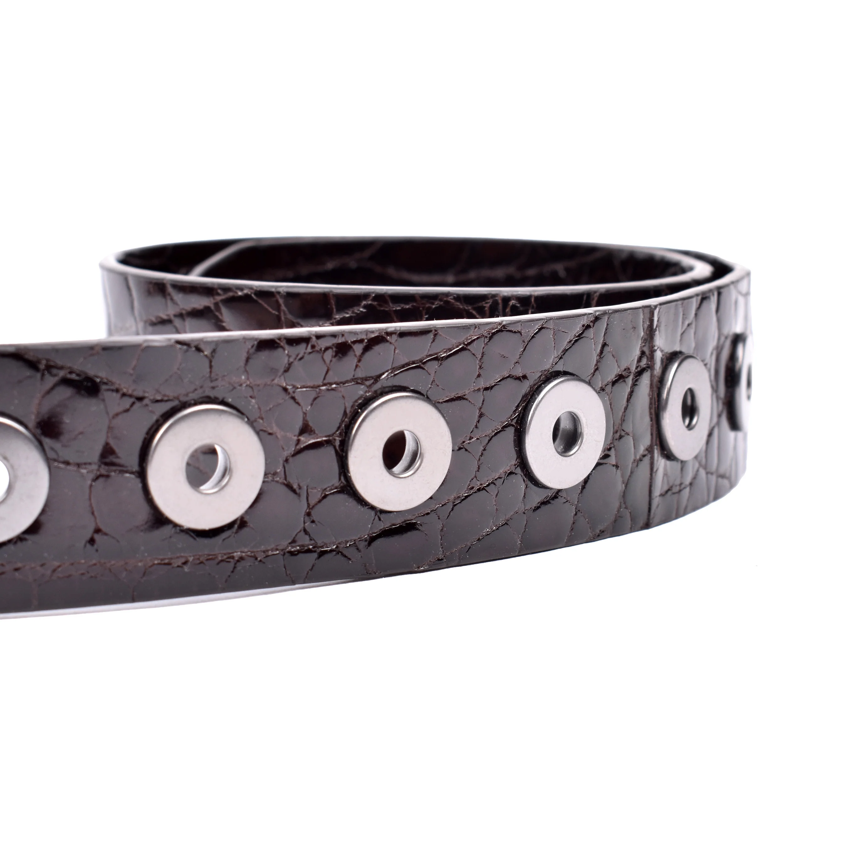 BRUNELLO CUCINELLI WOMEN'S 100% GENUINE CROCODILE BELT - Image 4