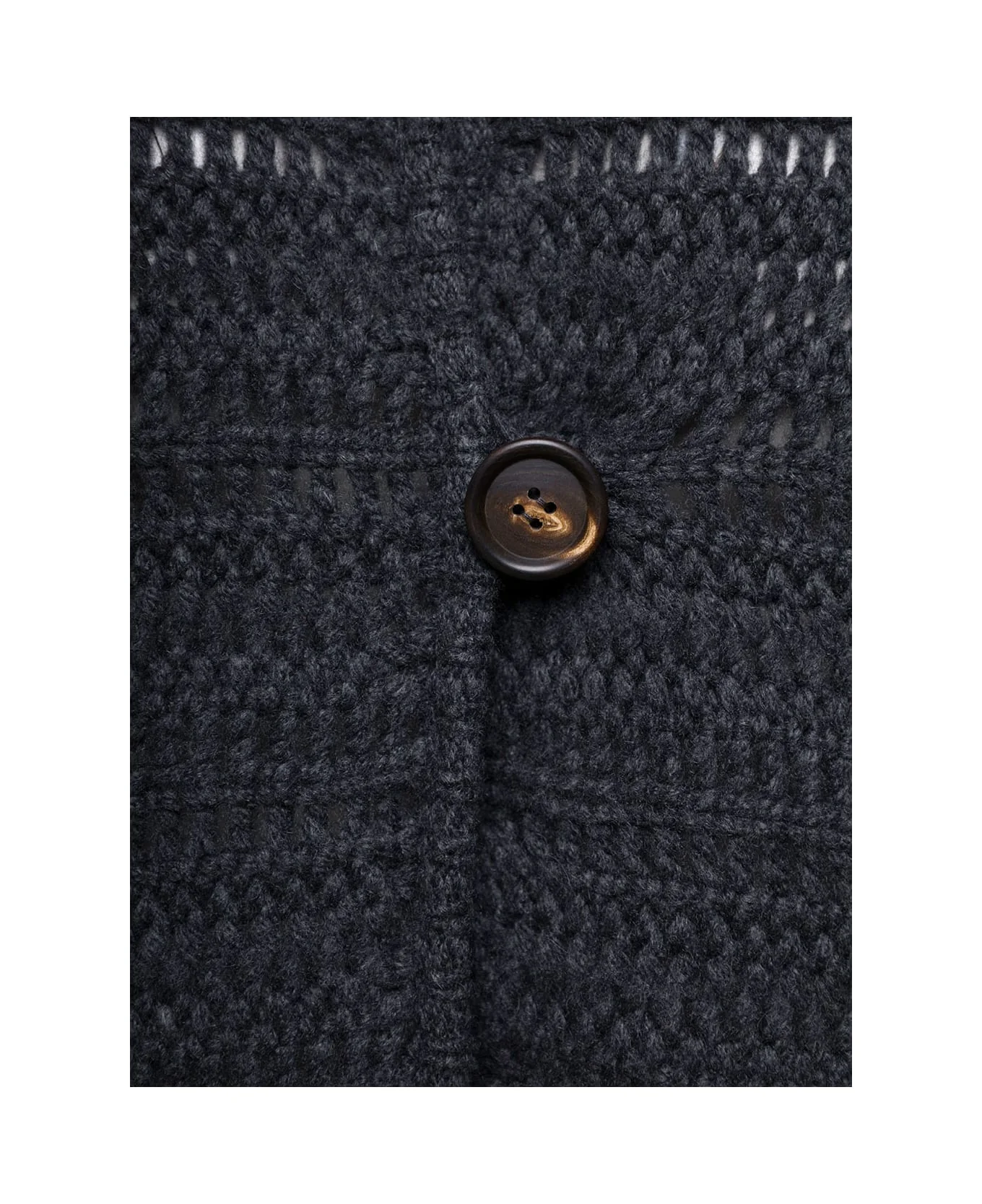 BRUNELLO CUCINELLI WOMEN'S BLACK HOODED KNIT CARDIGAN - Image 3