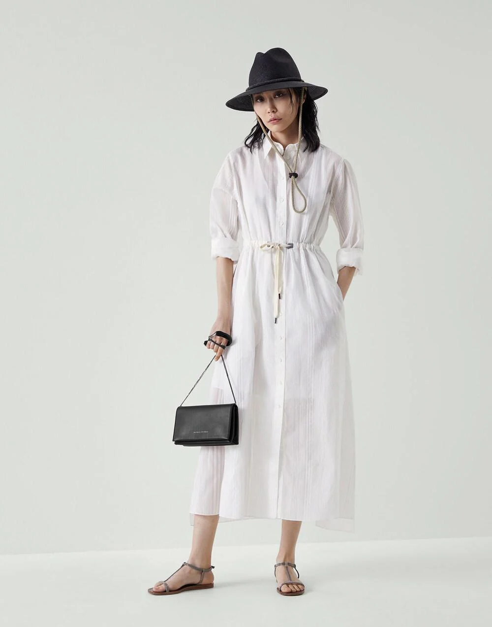 BRUNELLO CUCINELLI WOMEN'S DRESS MH786ANE62_C9720 NWT - Image 3