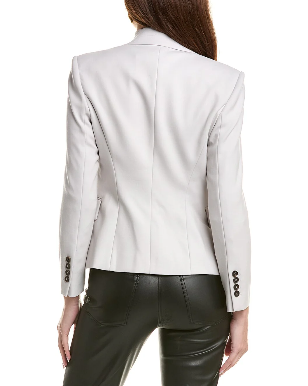 BRUNELLO CUCINELLI WOMEN'S MILK WHITE TAILORED BLAZER - Image 2
