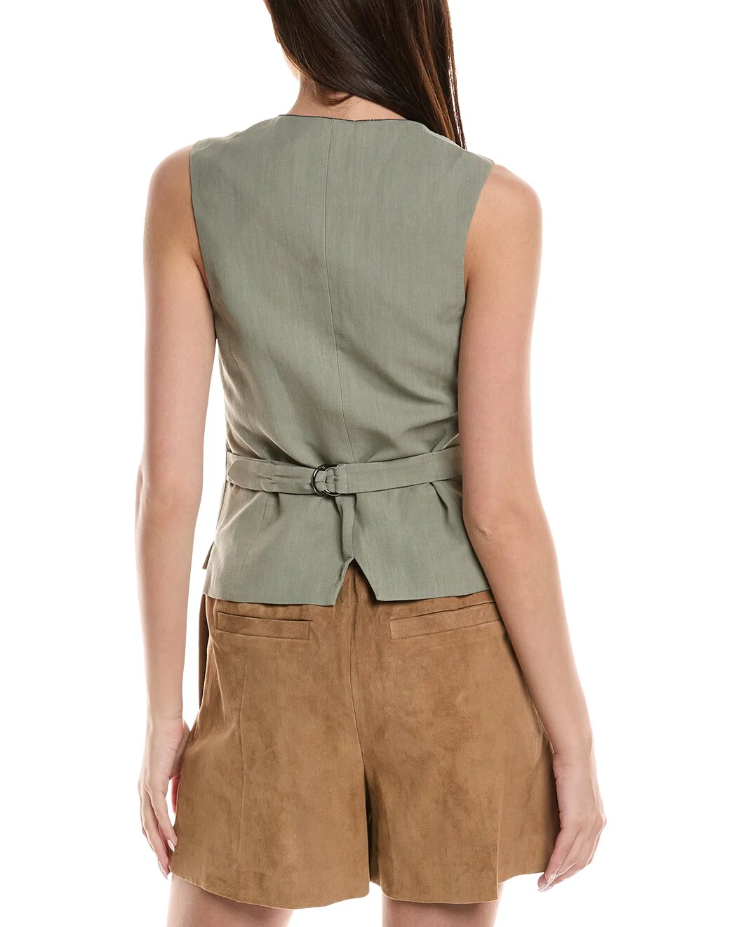 BRUNELLO CUCINELLI WOMEN'S SAGE TAILORED BUTTONED VEST - Image 2