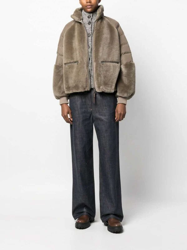 BRUNELLO CUCINELLI WOMEN'S JACKET MPMFS2753_C8474 NWT - Image 2