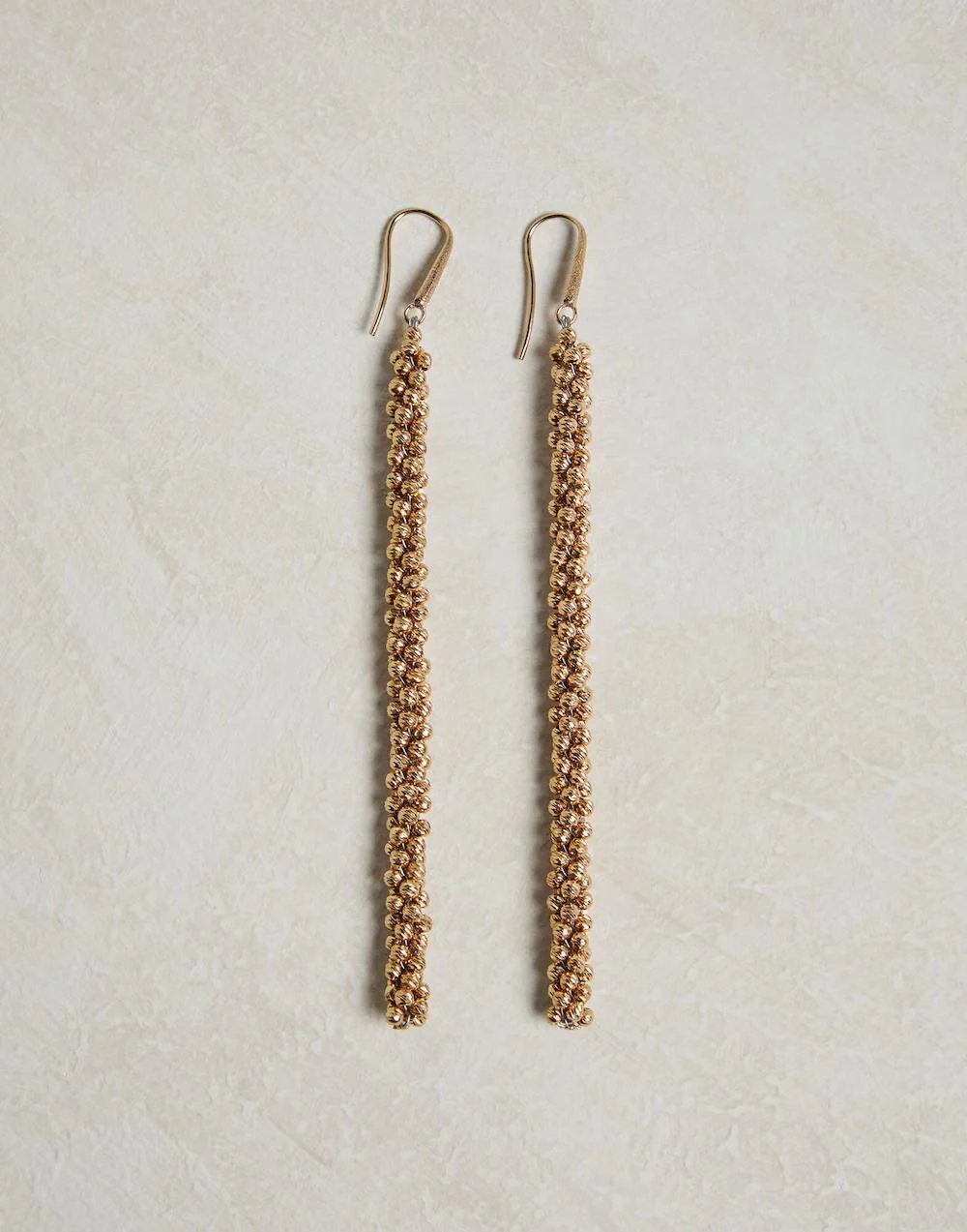 BRUNELLO CUCINELLI WOMEN'S GOLD BRAIDED DROP EARRINGS