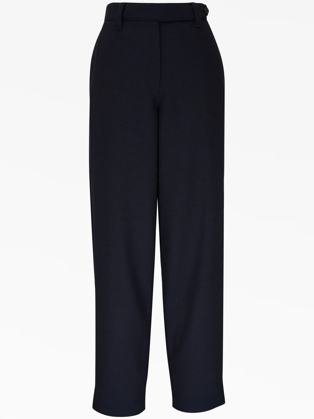 BRUNELLO CUCINELLI WOMEN'S MIDNIGHT BLUE TAILORED TROUSERS