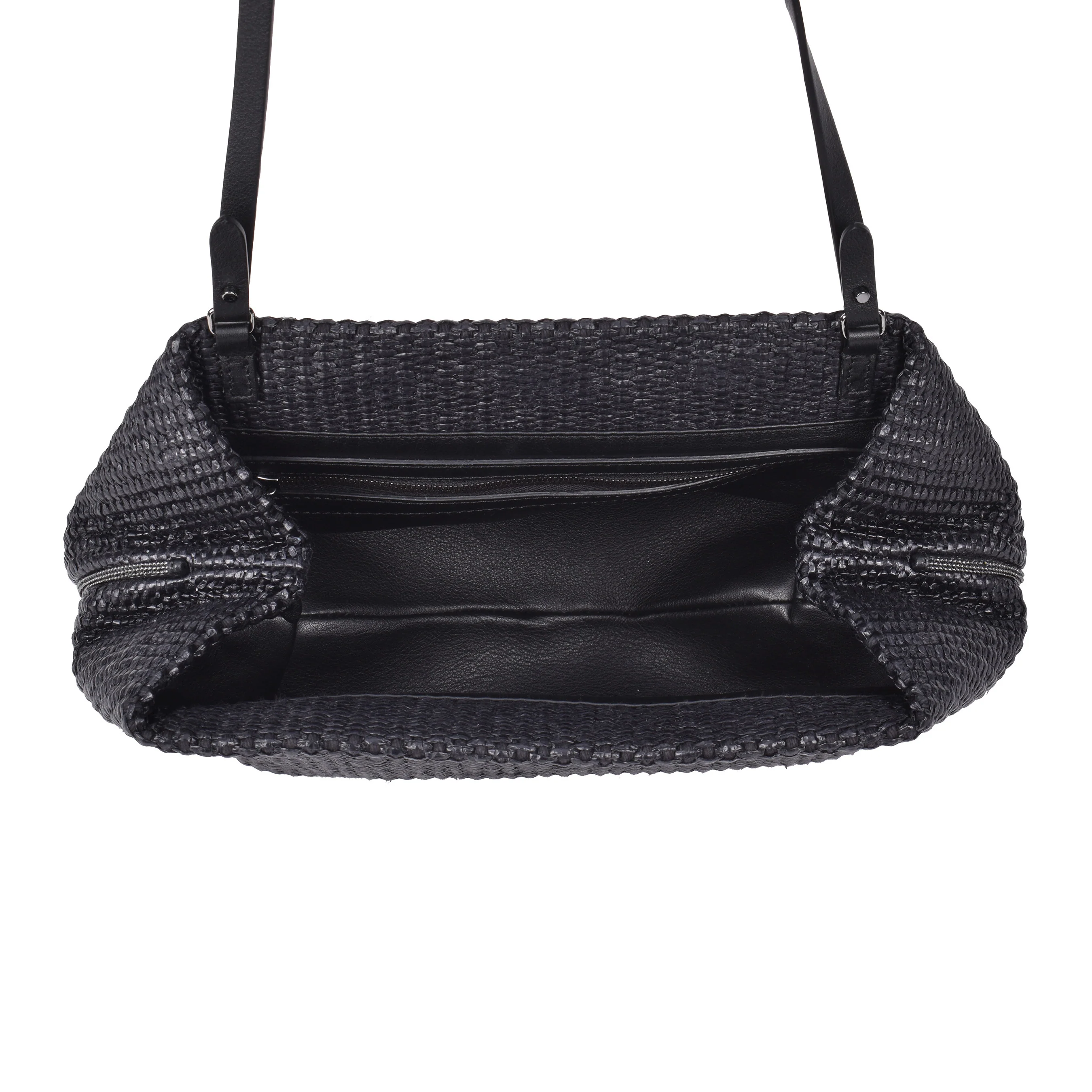 BRUNELLO CUCINELLI WOMEN'S MONILI BEAD WOVEN RAFFIA CROSSBODY SHOULDER BAG - Image 3