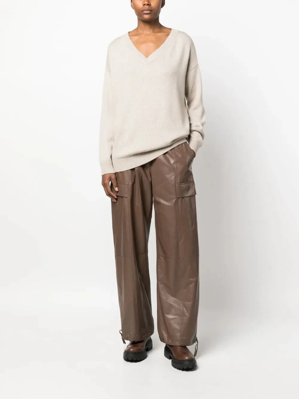 BRUNELLO CUCINELLI WOMEN'S PANTS M0NPIP8399_C8776 NWT - Image 2
