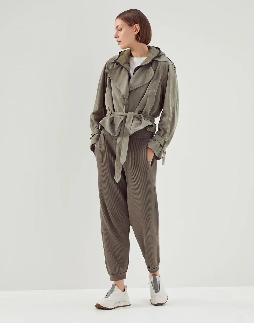 BRUNELLO CUCINELLI WOMEN'S PANTS M19127999_C7568 NWT - Image 3