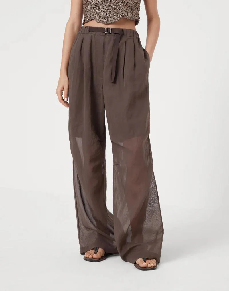 BRUNELLO CUCINELLI WOMEN'S PANTS MH911P8557_C8705 NWT