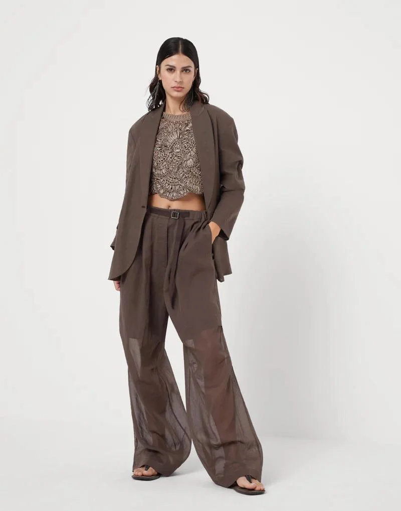 BRUNELLO CUCINELLI WOMEN'S PANTS MH911P8557_C8705 NWT - Image 3