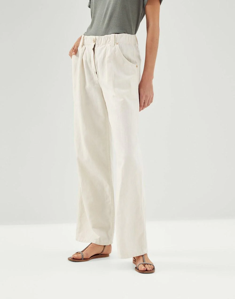 BRUNELLO CUCINELLI WOMEN'S PANTS ML996P5802_C8739 NWT