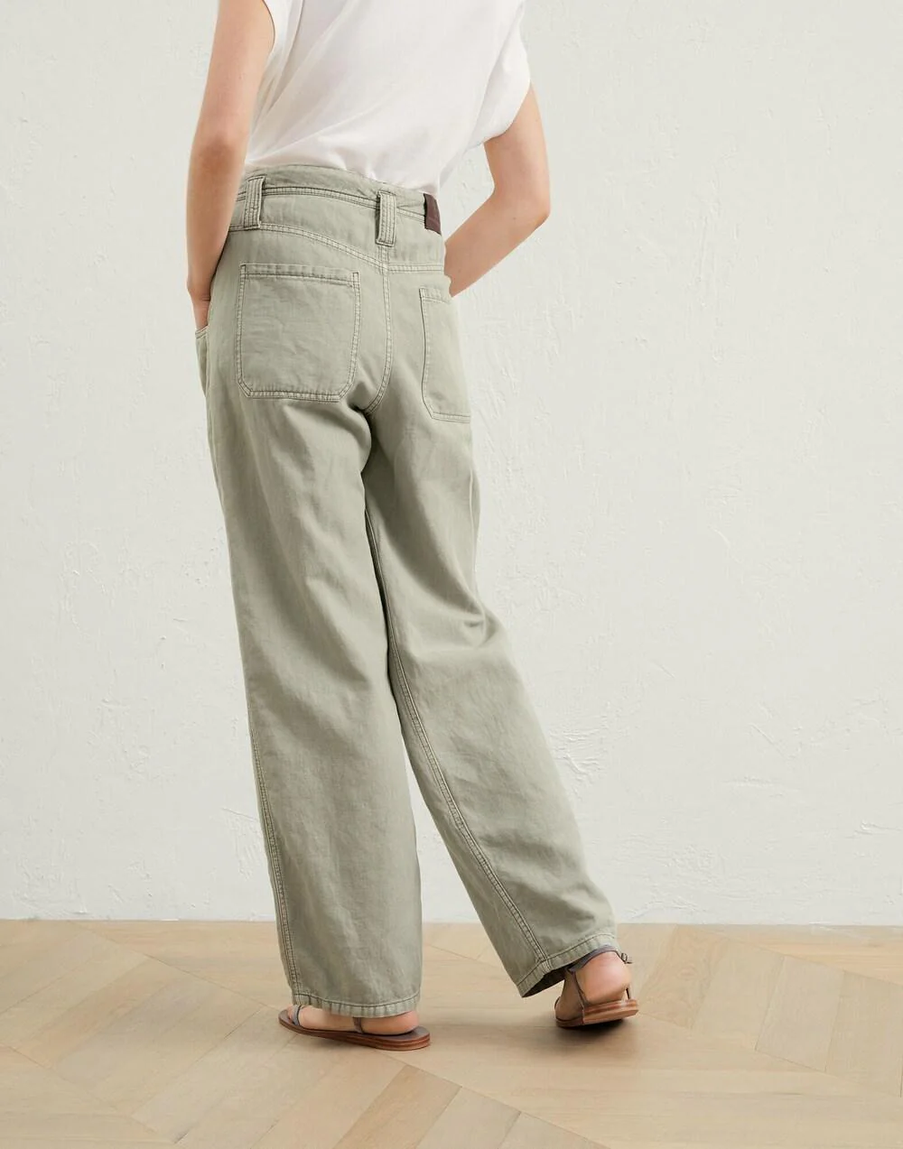 BRUNELLO CUCINELLI WOMEN'S PANTS ML996P5806_C8694 NWT - Image 4