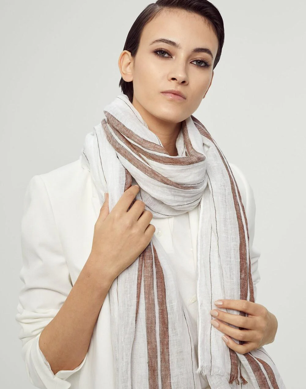BRUNELLO CUCINELLI WOMEN'S SCARF MSCDAGL55_CVV72 NWT - Image 4